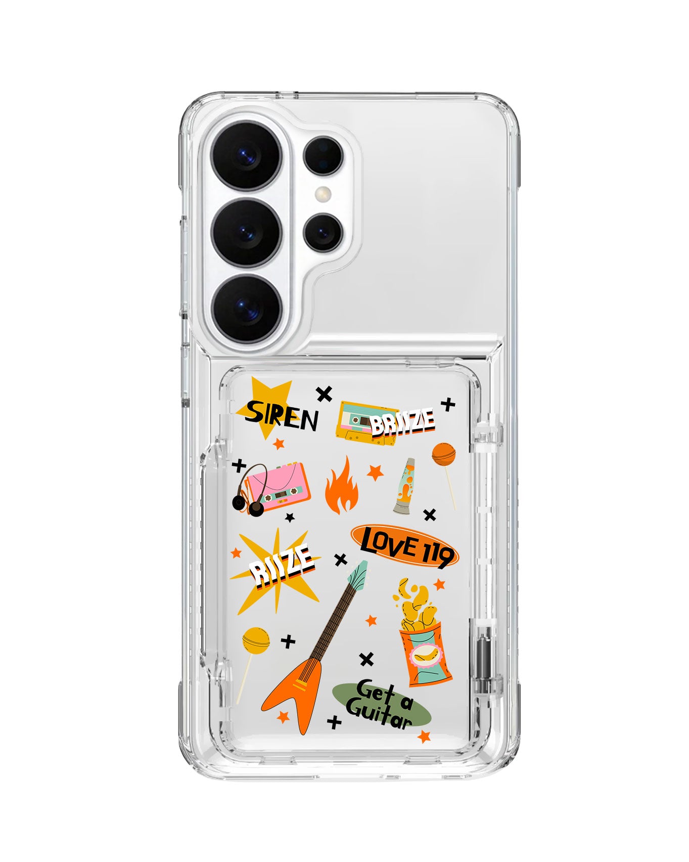 Android Crystal Wallet Standing Case - Riize