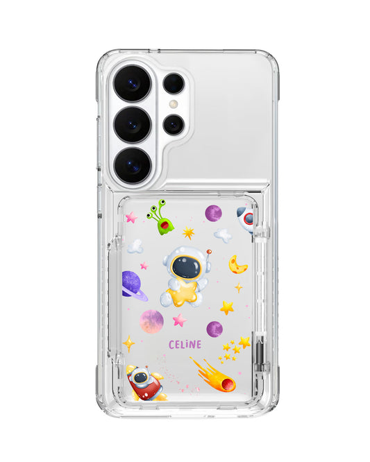 Android Crystal Wallet Standing Case - Spaceup