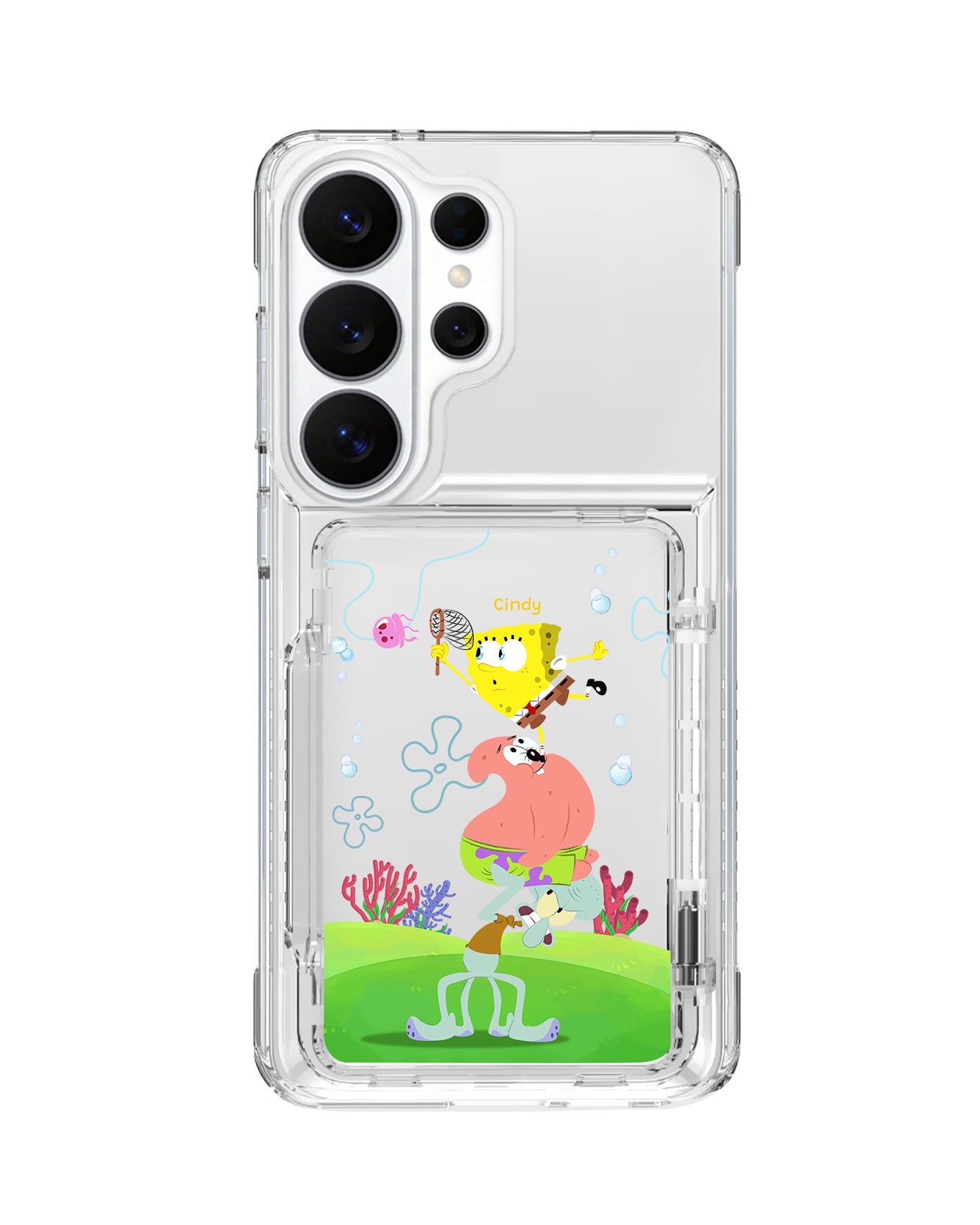 Android Crystal Wallet Standing Case - Spongebob 1