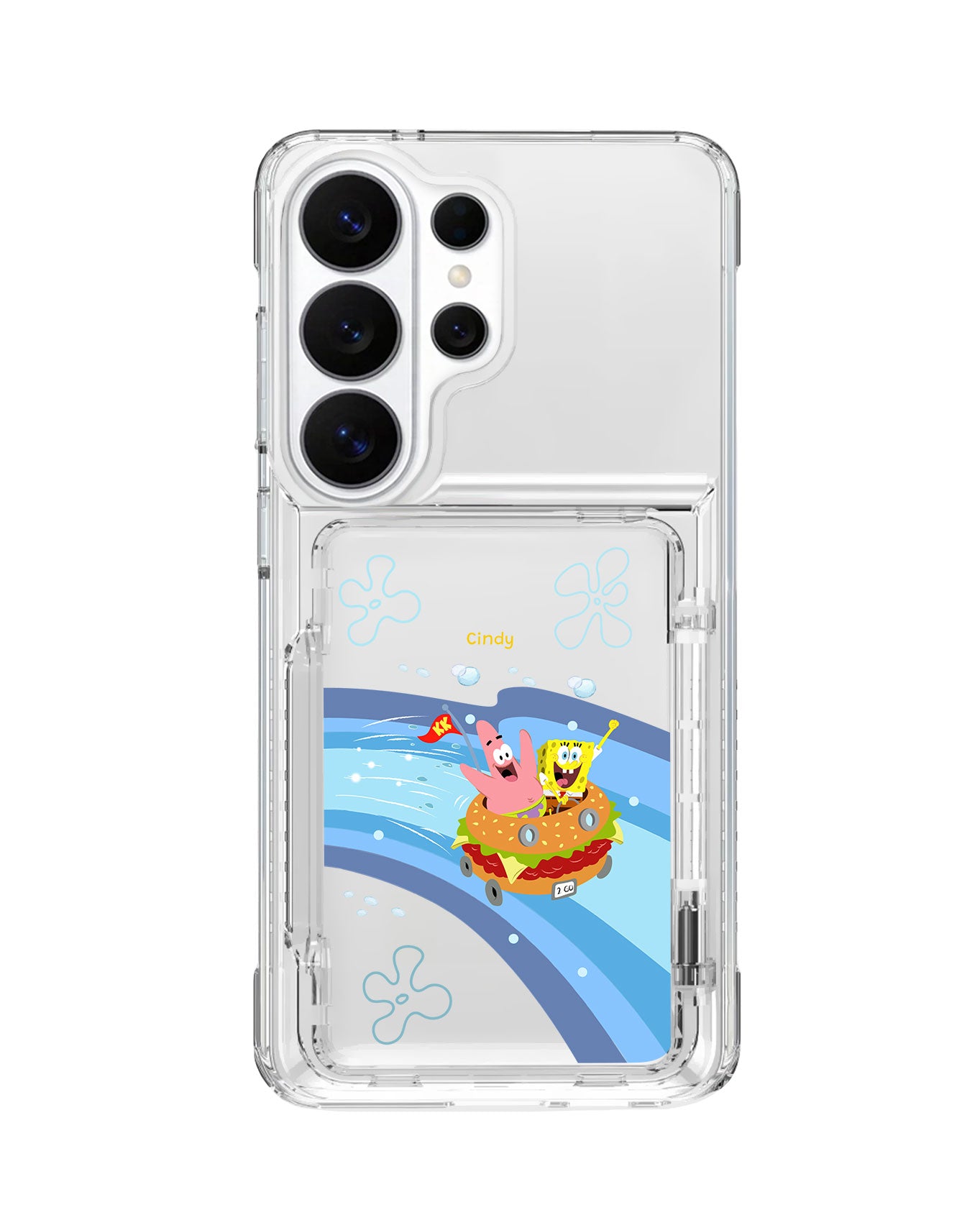 Android Crystal Wallet Standing Case - Spongebob Tour