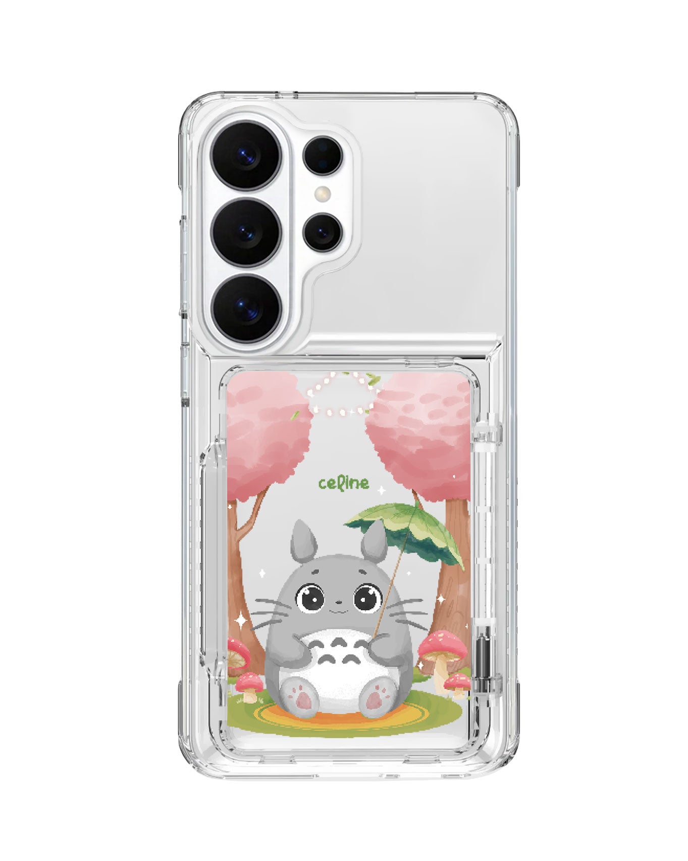 Android Crystal Wallet Standing Case - Totoro 1