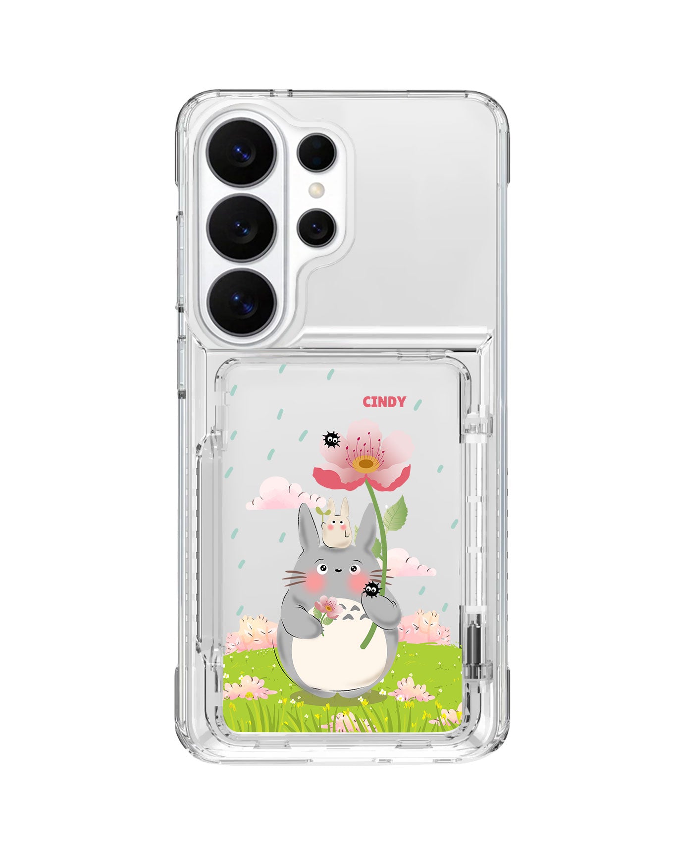 Android Crystal Wallet Standing Case - Totoro 2