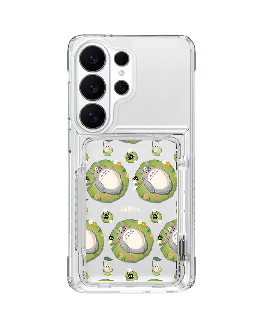 Android Crystal Wallet Standing Case - Totoro Pattern