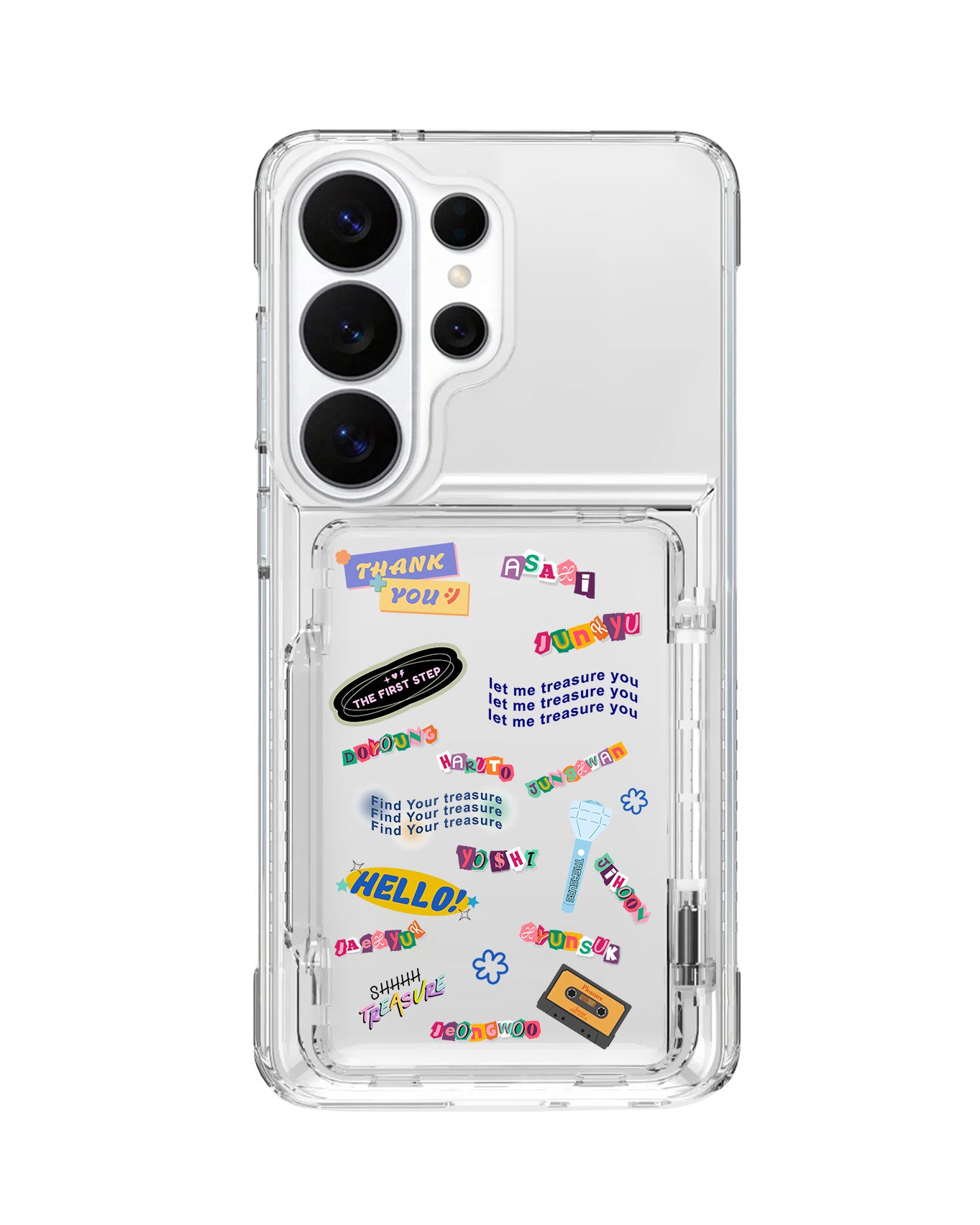 Android Crystal Wallet Standing Case - Treasure 1