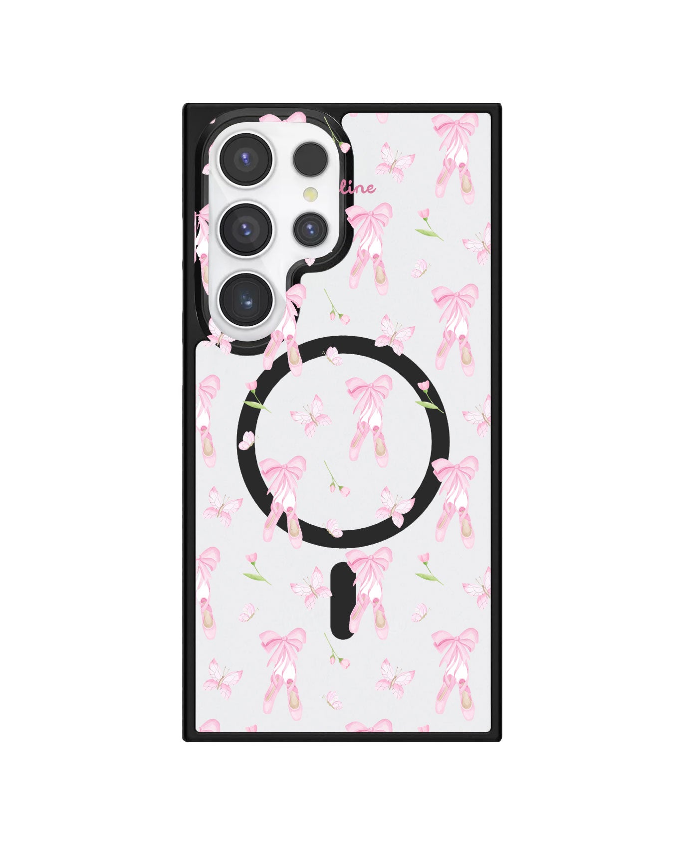 Android Premium Impact Case - Coquette Ballerina Fly