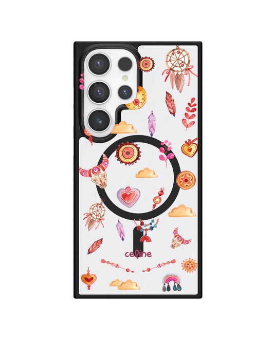 Android Premium Impact Case - Boho Red