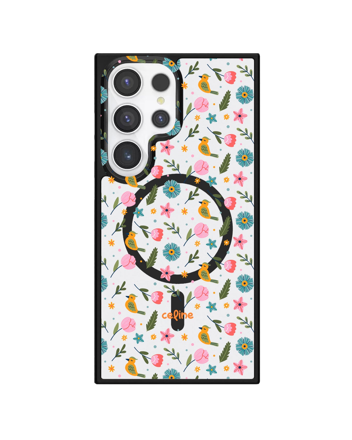 Android Premium Impact Case - Flower Bird