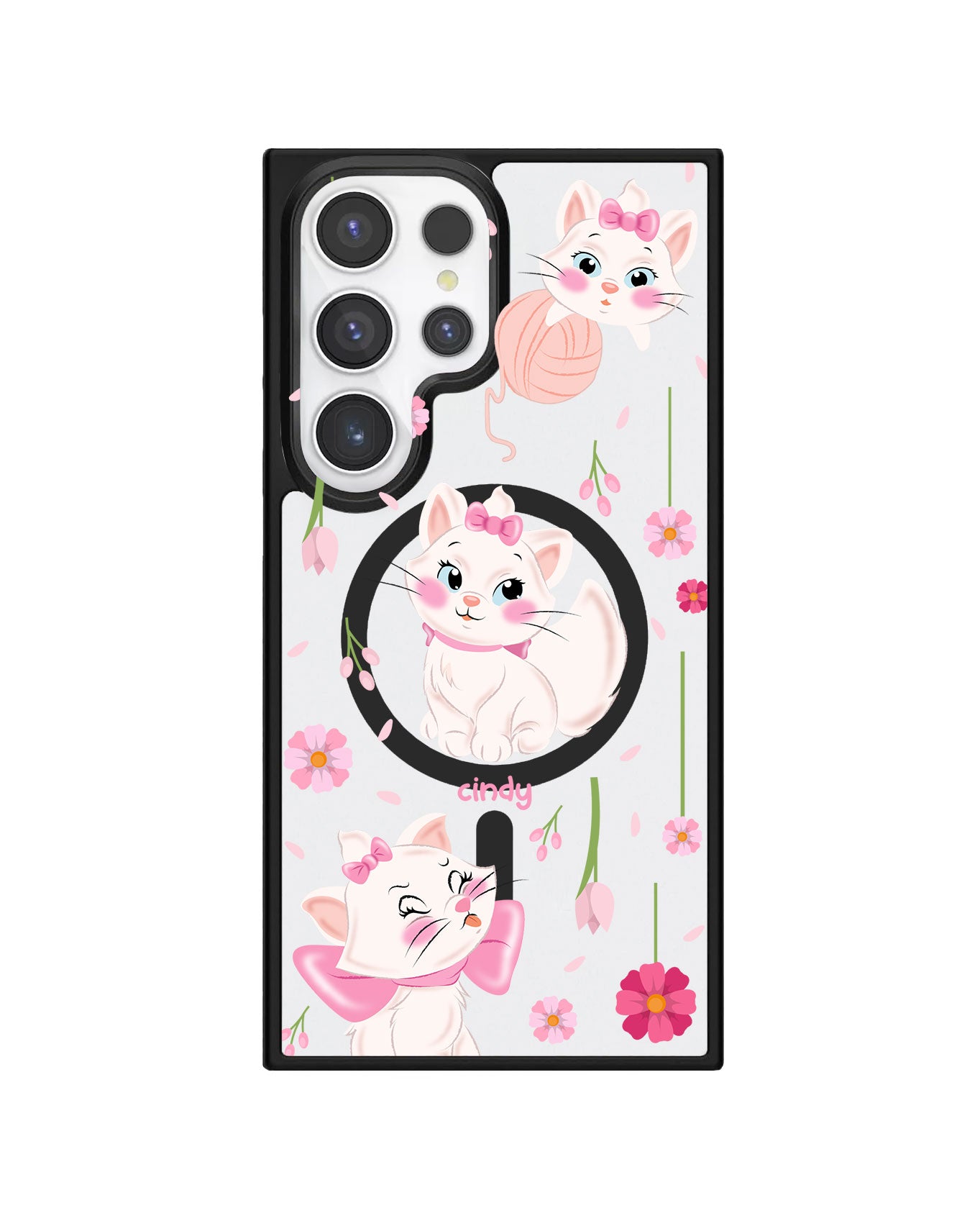 Android Premium Impact Case - Marrie Cat Flower