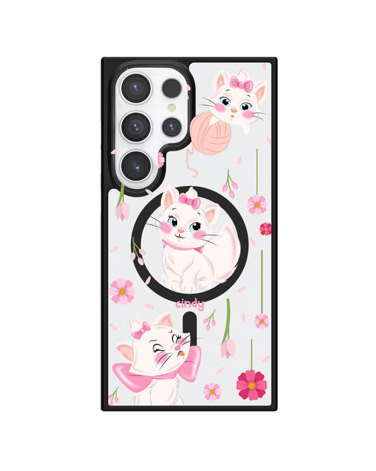 Android Premium Impact Case - Marrie Cat Flower