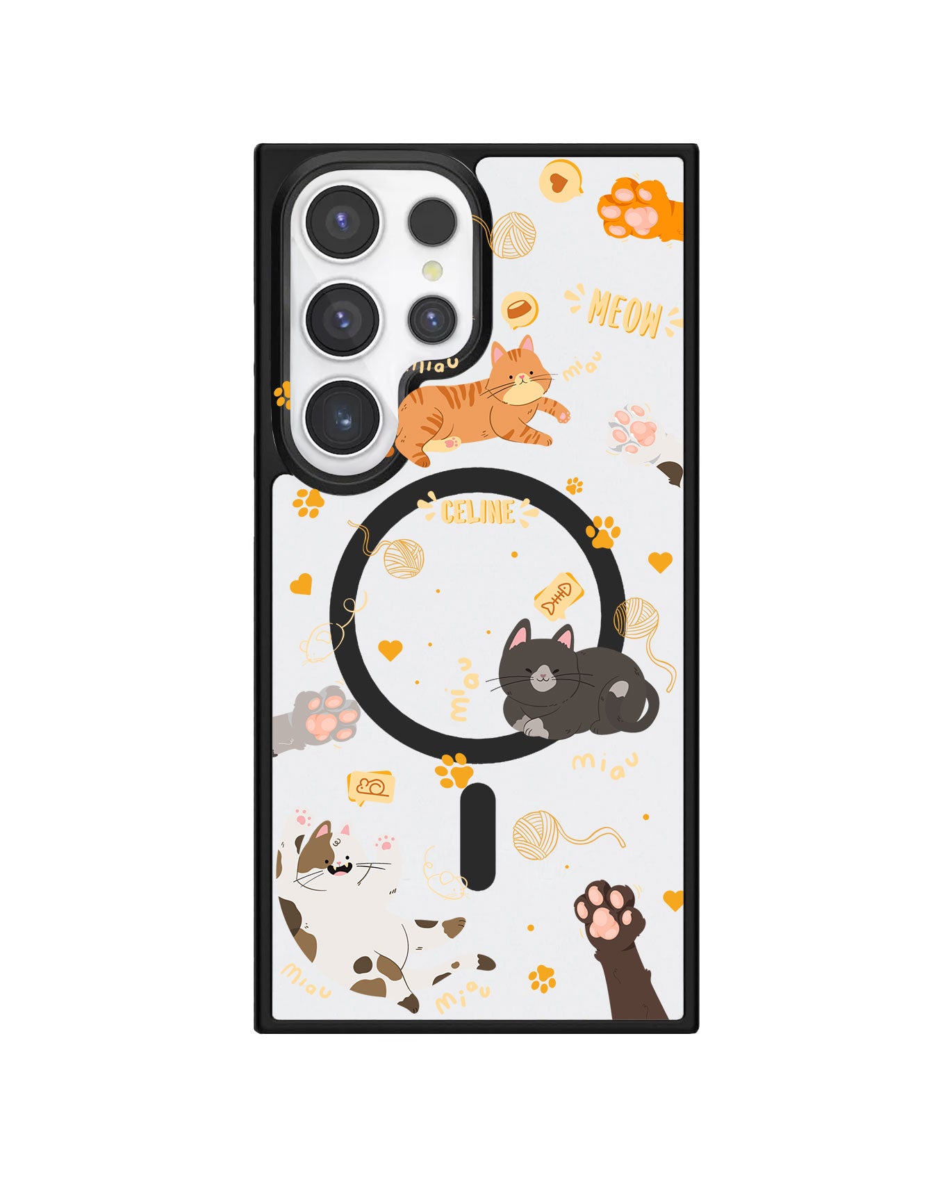 Android Premium Impact Case - Miau Kitty