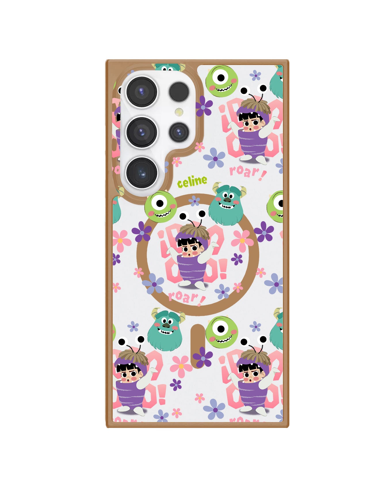 Android Premium Impact Case - Monster Inc Boo Pattern