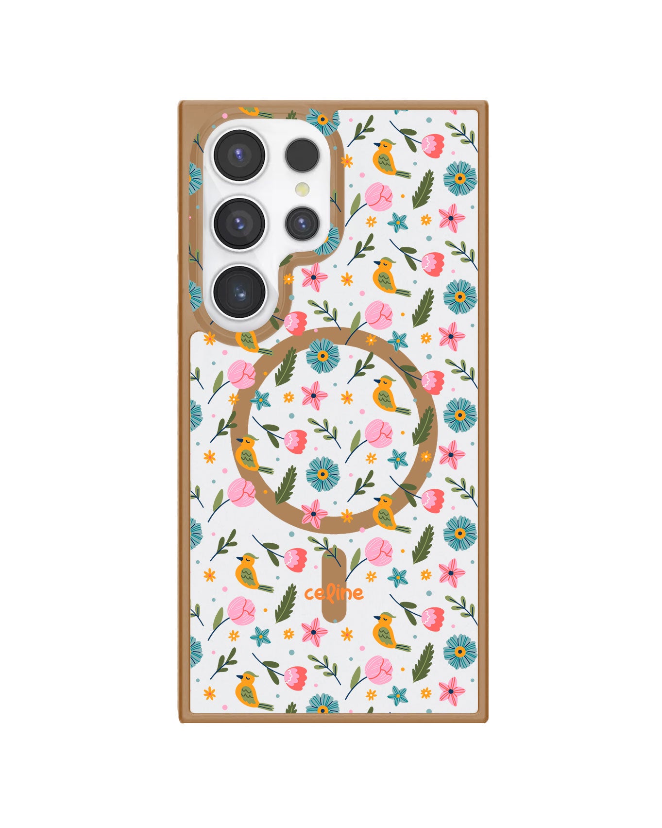 Android Premium Impact Case - Flower Bird