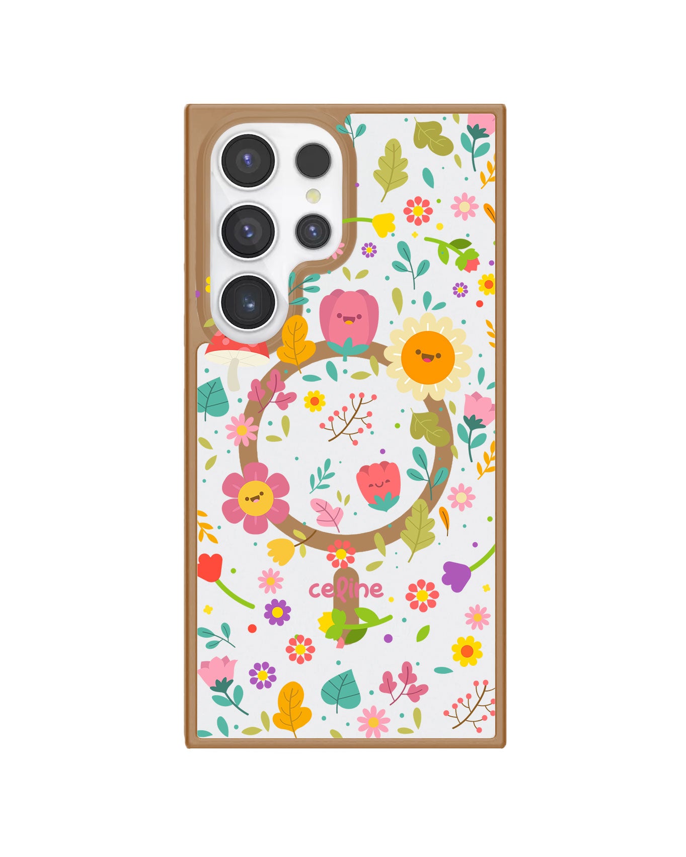 Android Premium Impact Case - Fun Floral