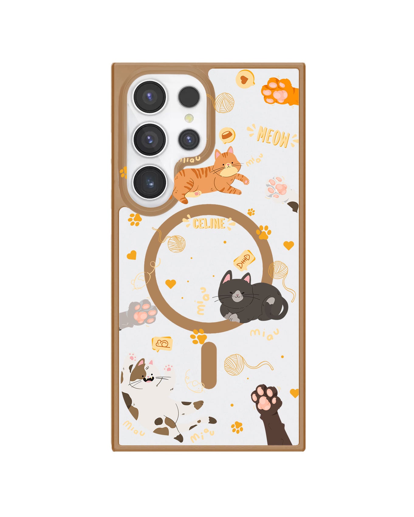 Android Premium Impact Case - Miau Kitty
