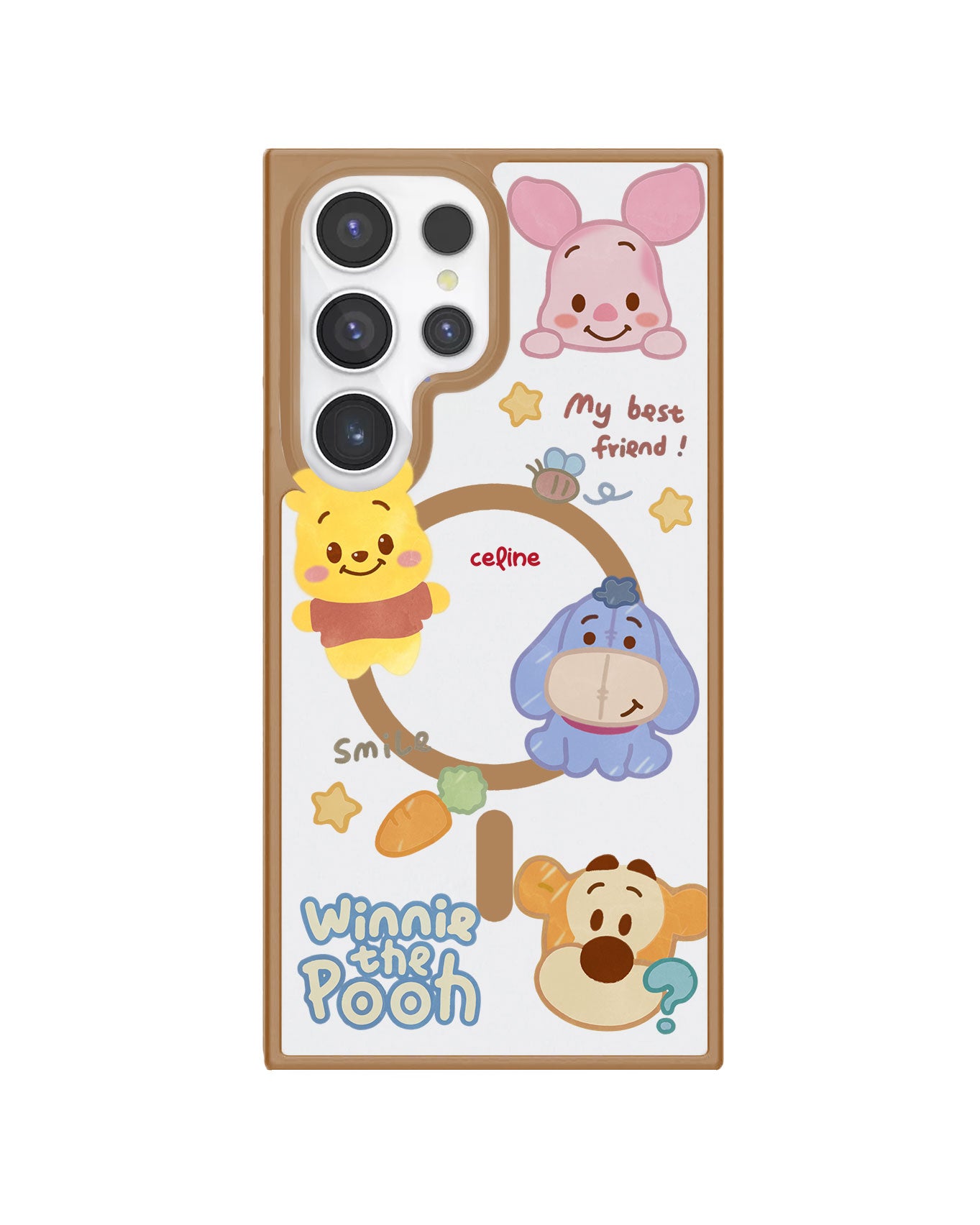 Android Premium Impact Case - Pooh and Friend