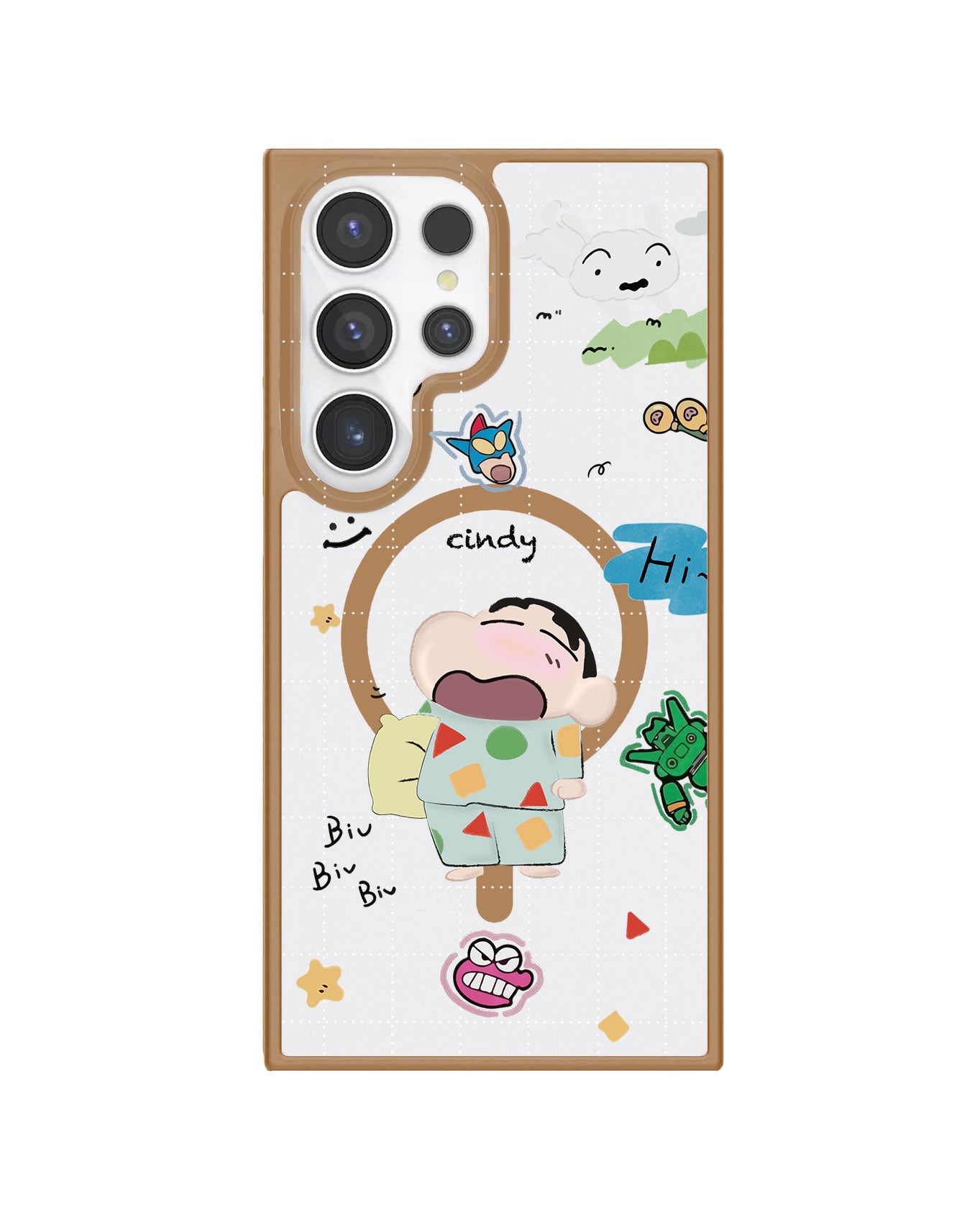 Android Premium Impact Case - Sleepy Shinchan