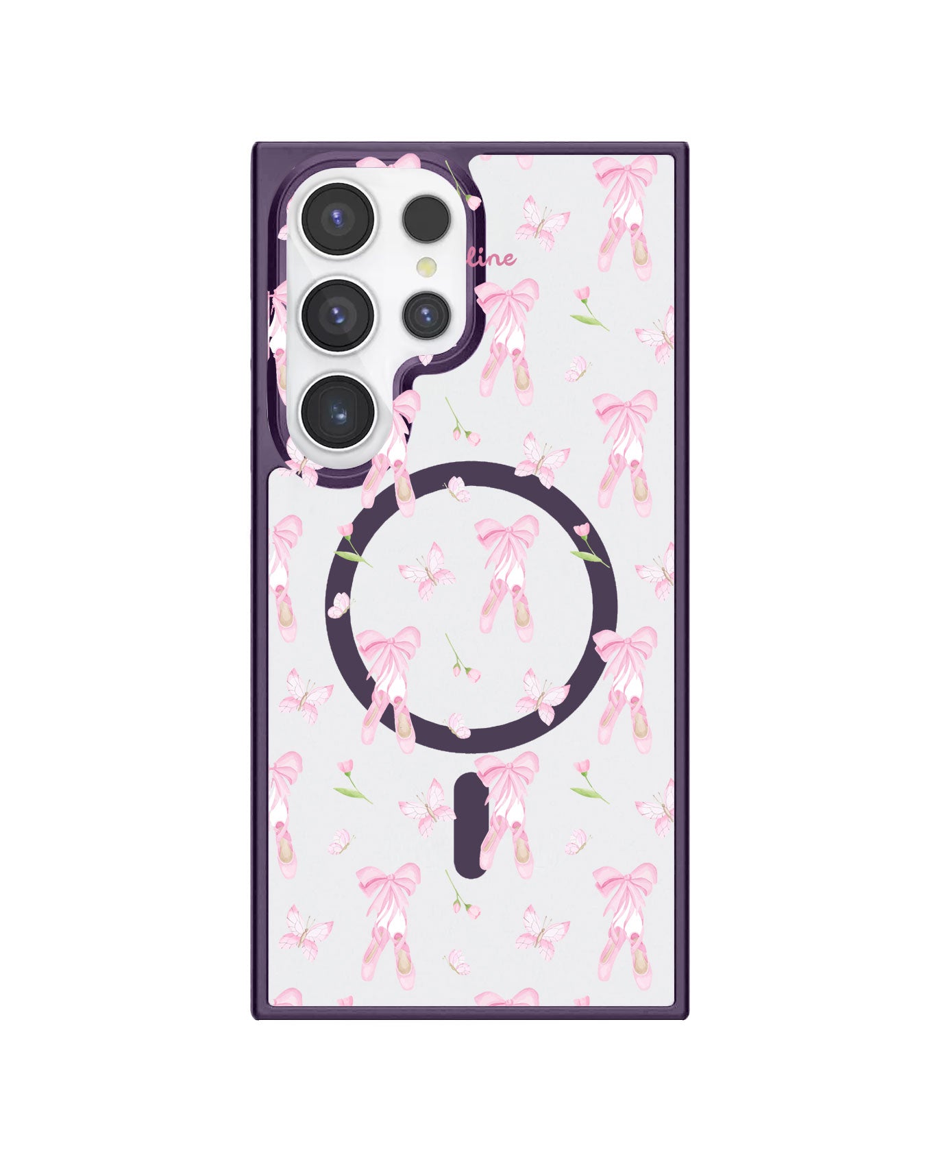 Android Premium Impact Case - Coquette Ballerina Fly