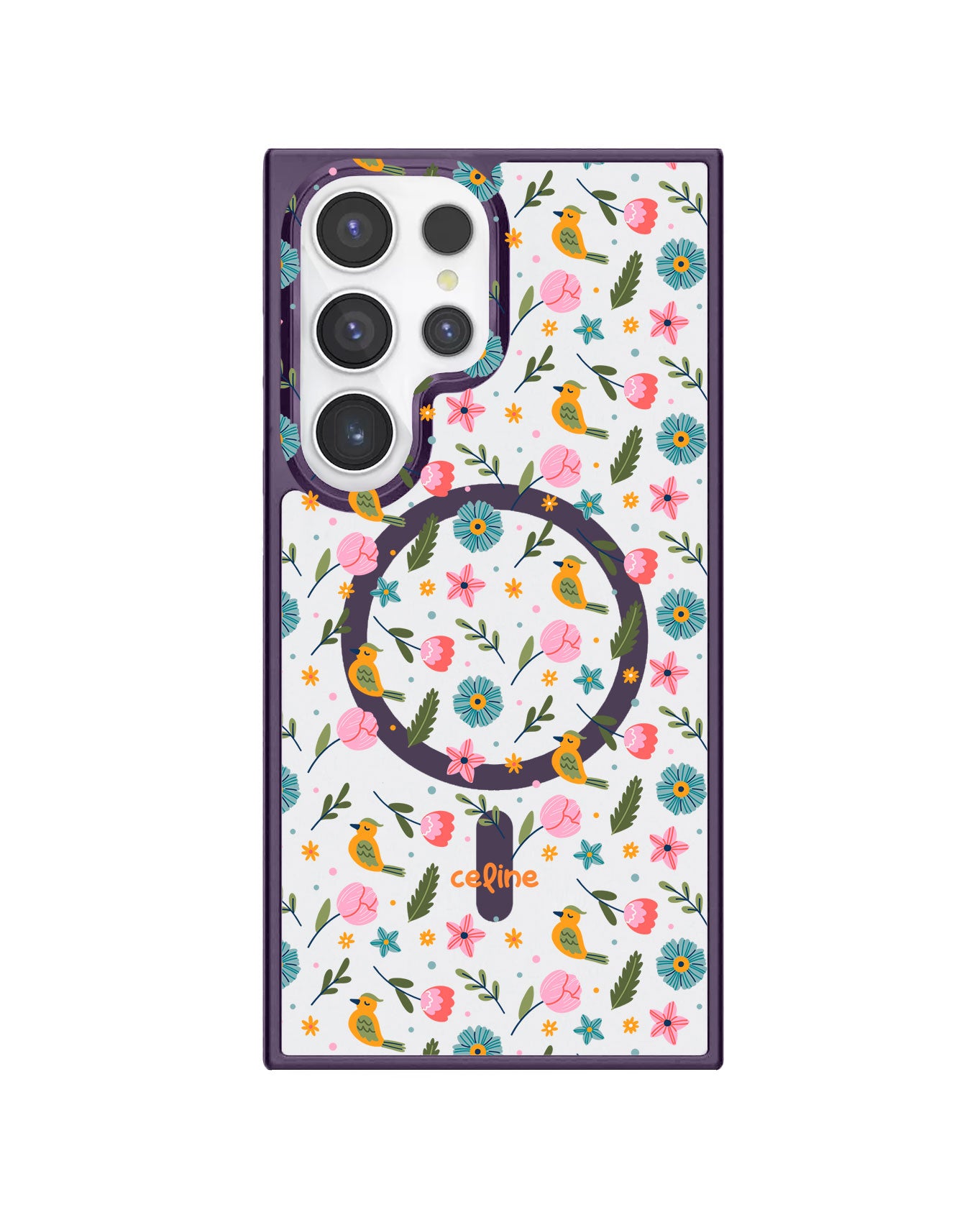 Android Premium Impact Case - Flower Bird