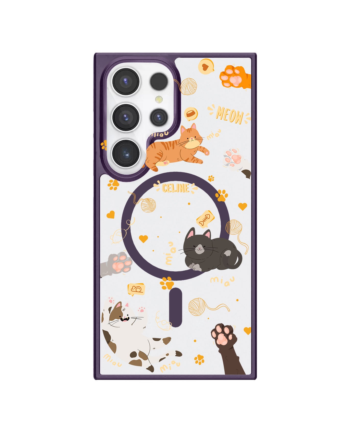 Android Premium Impact Case - Miau Kitty