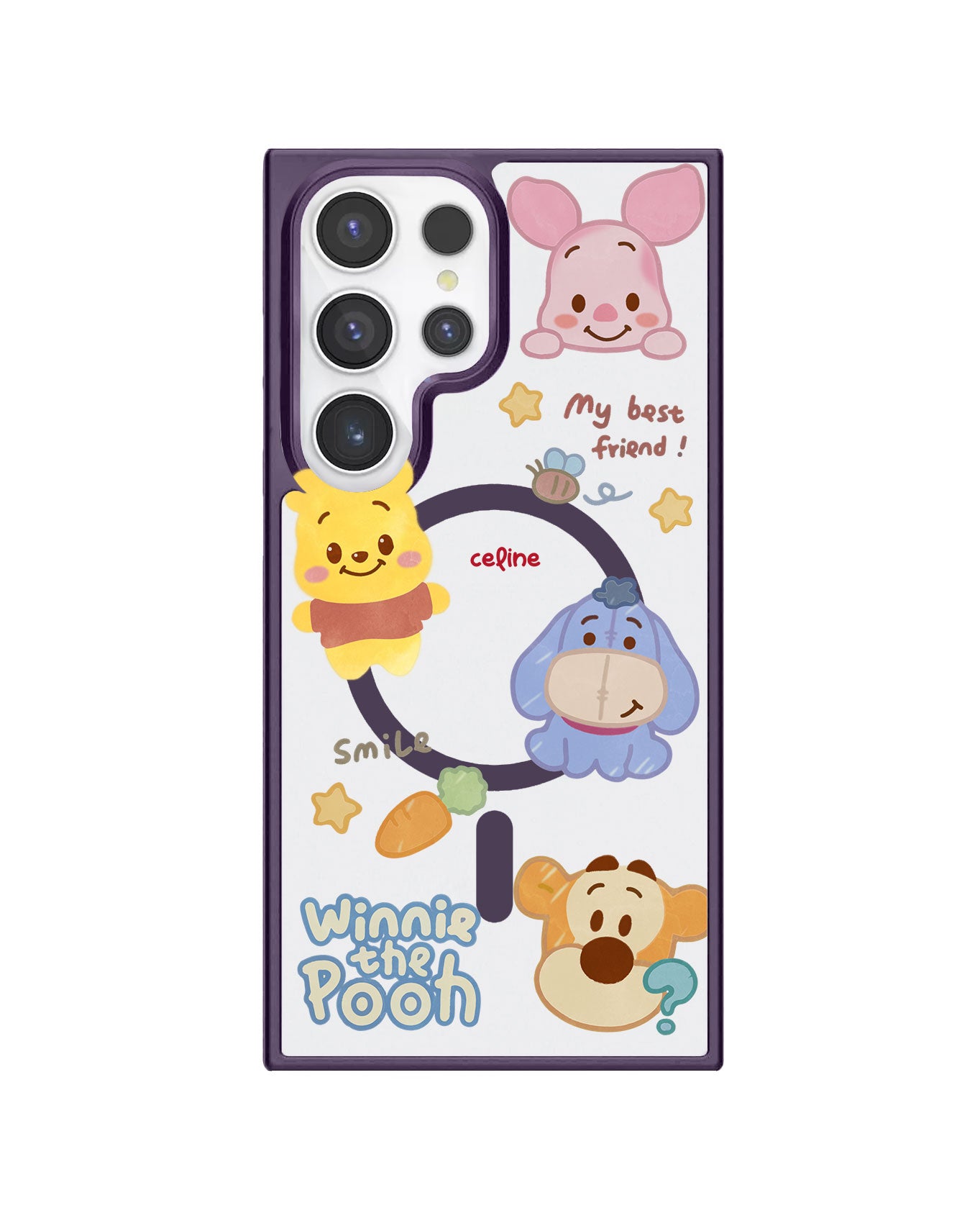 Android Premium Impact Case - Pooh and Friend
