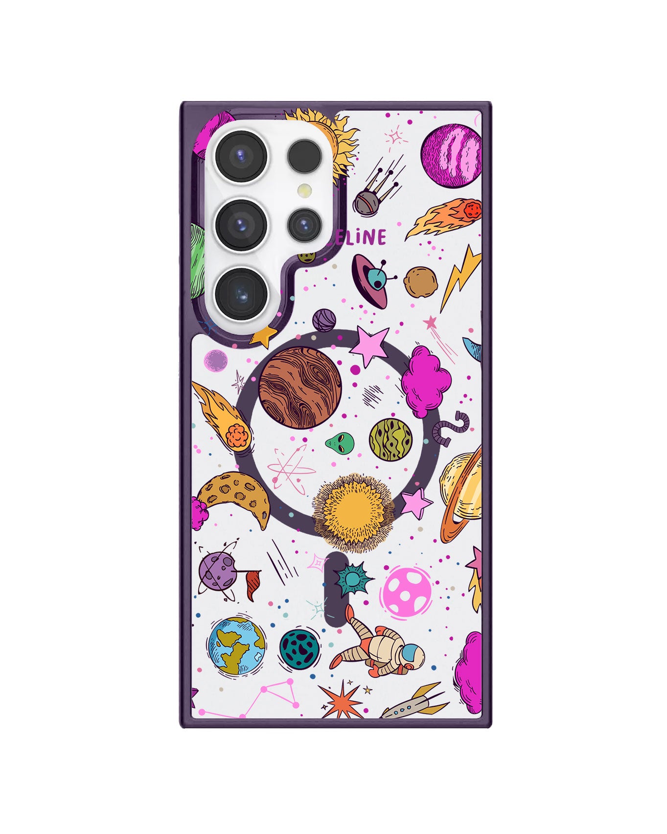 Android Premium Impact Case - Retro Space