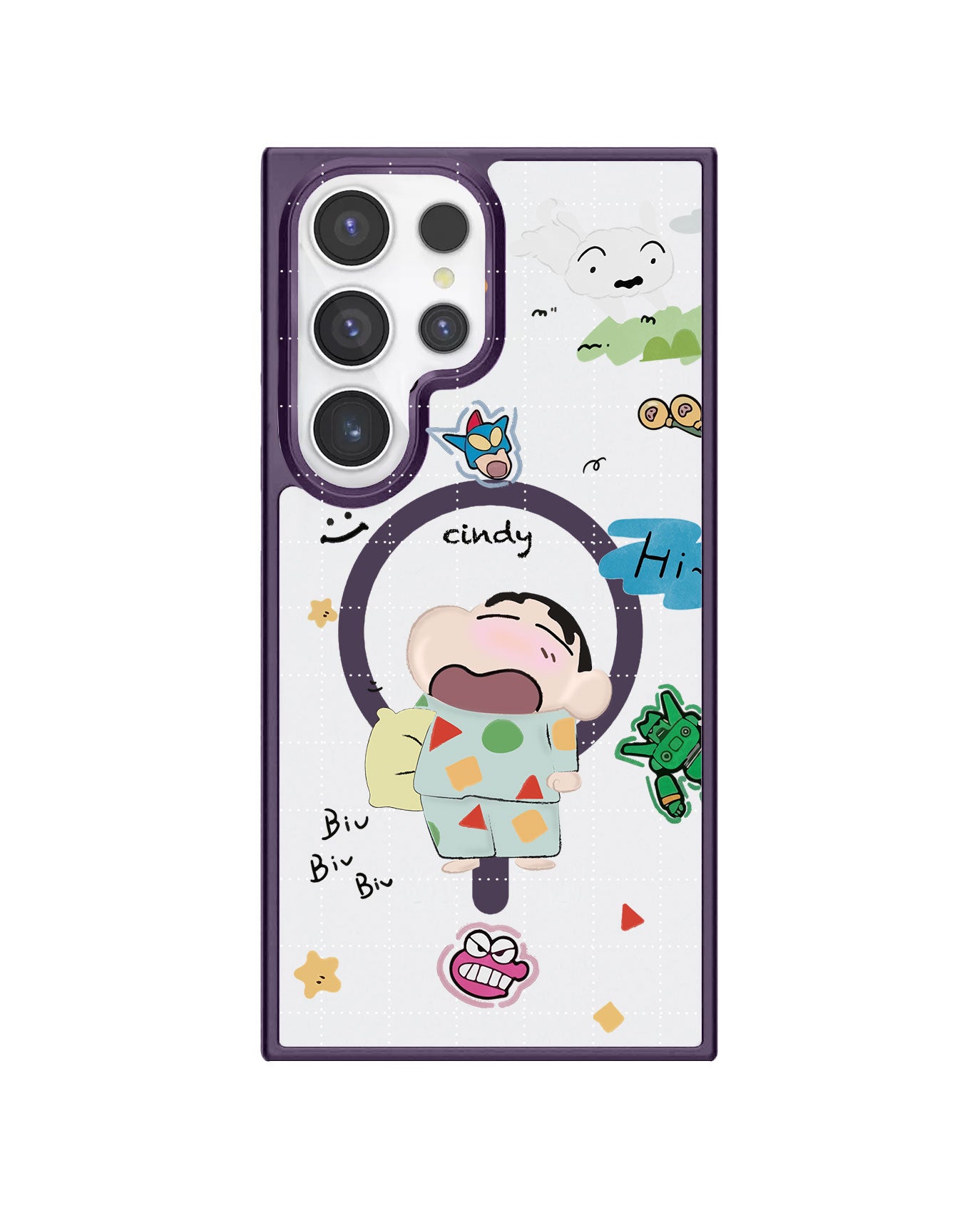Android Premium Impact Case - Sleepy Shinchan