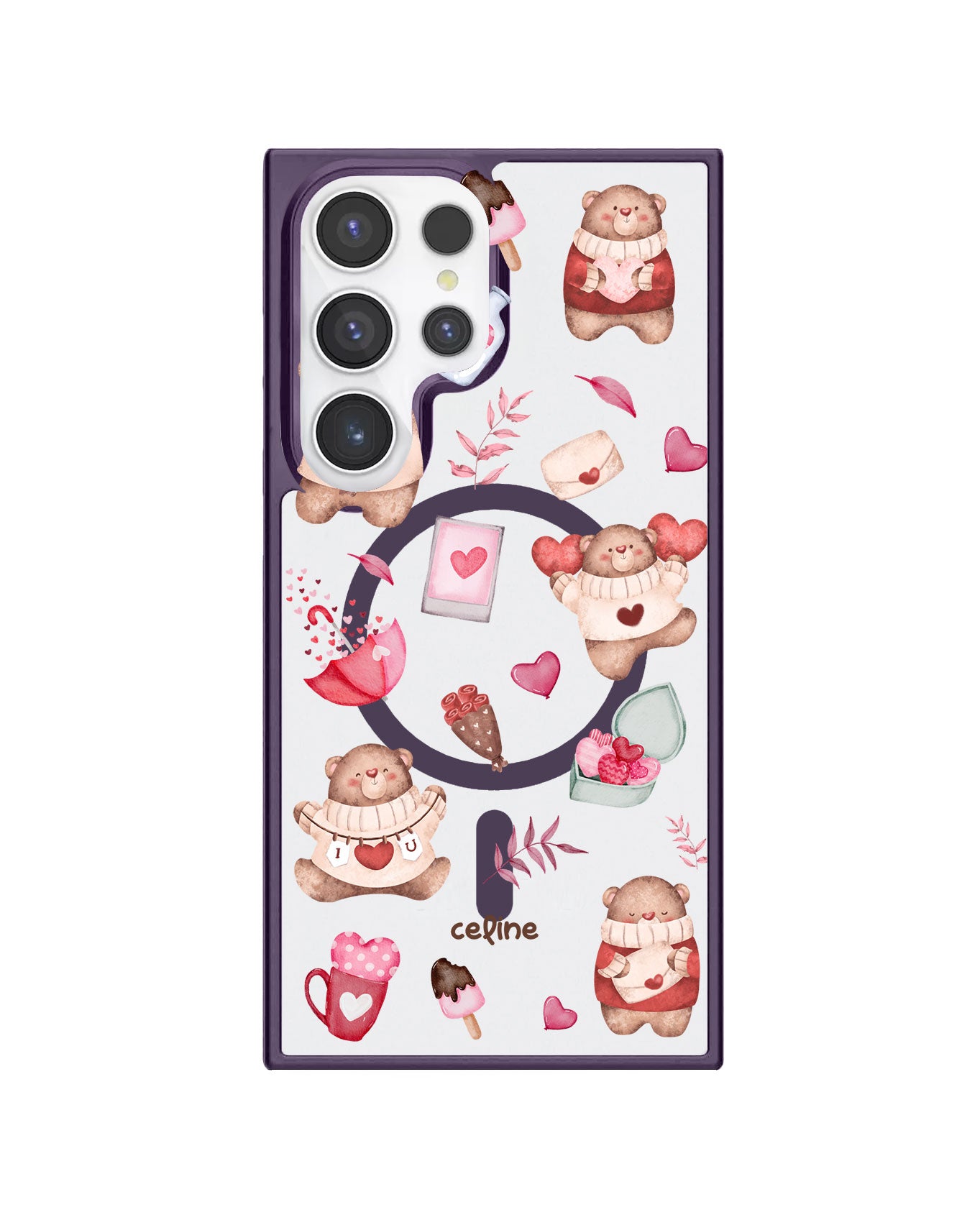 Android Premium Impact Case - Valentine with My Bear