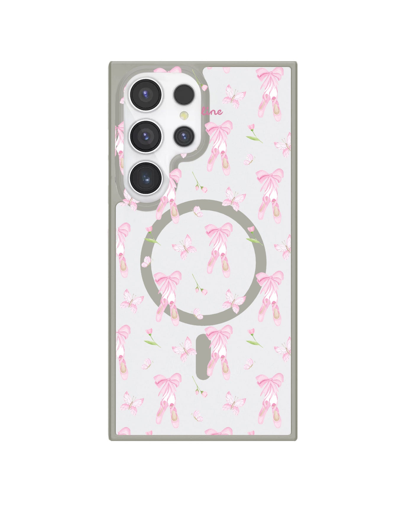 Android Premium Impact Case - Coquette Ballerina Fly