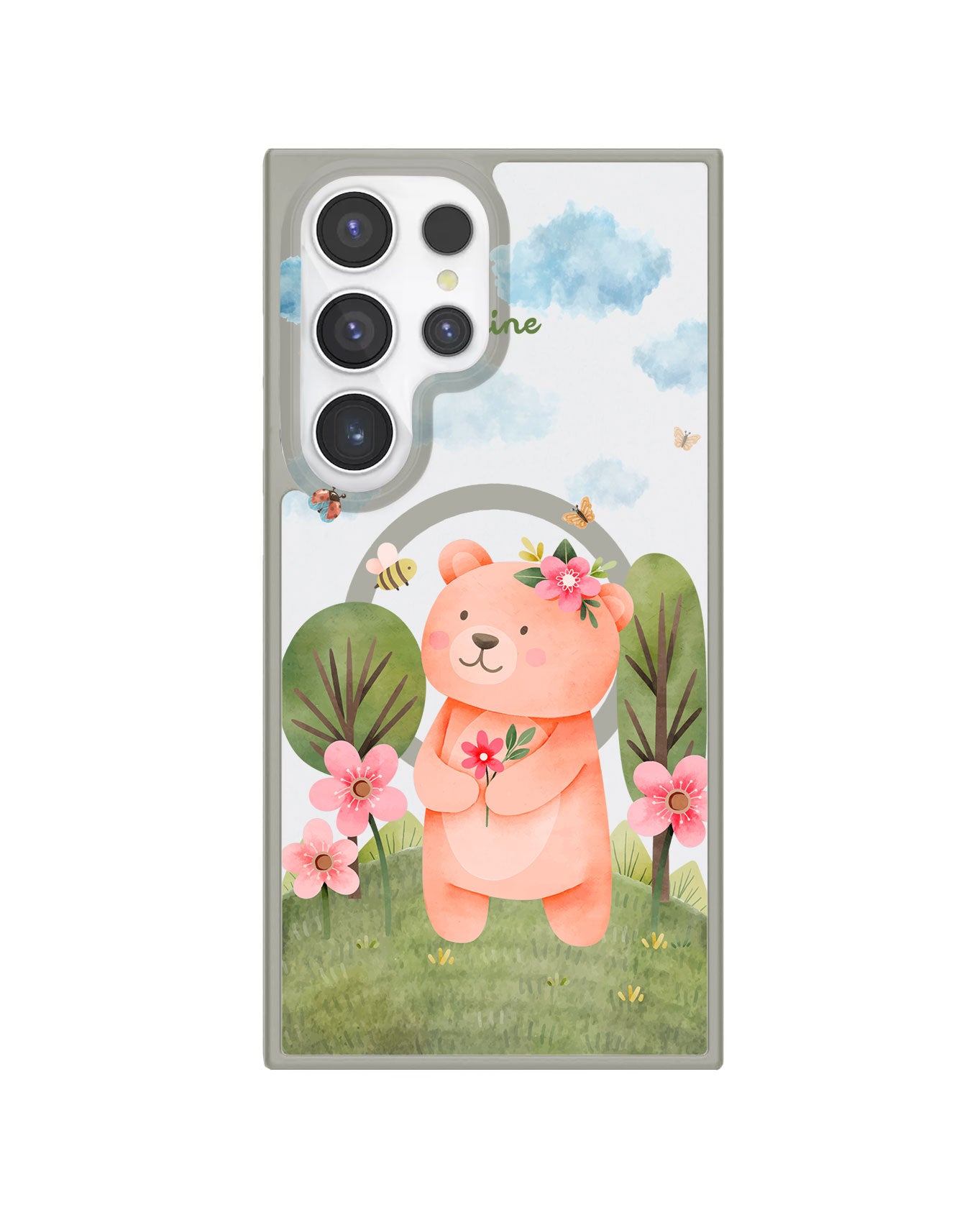 Android Premium Impact Case - Bear in Spring