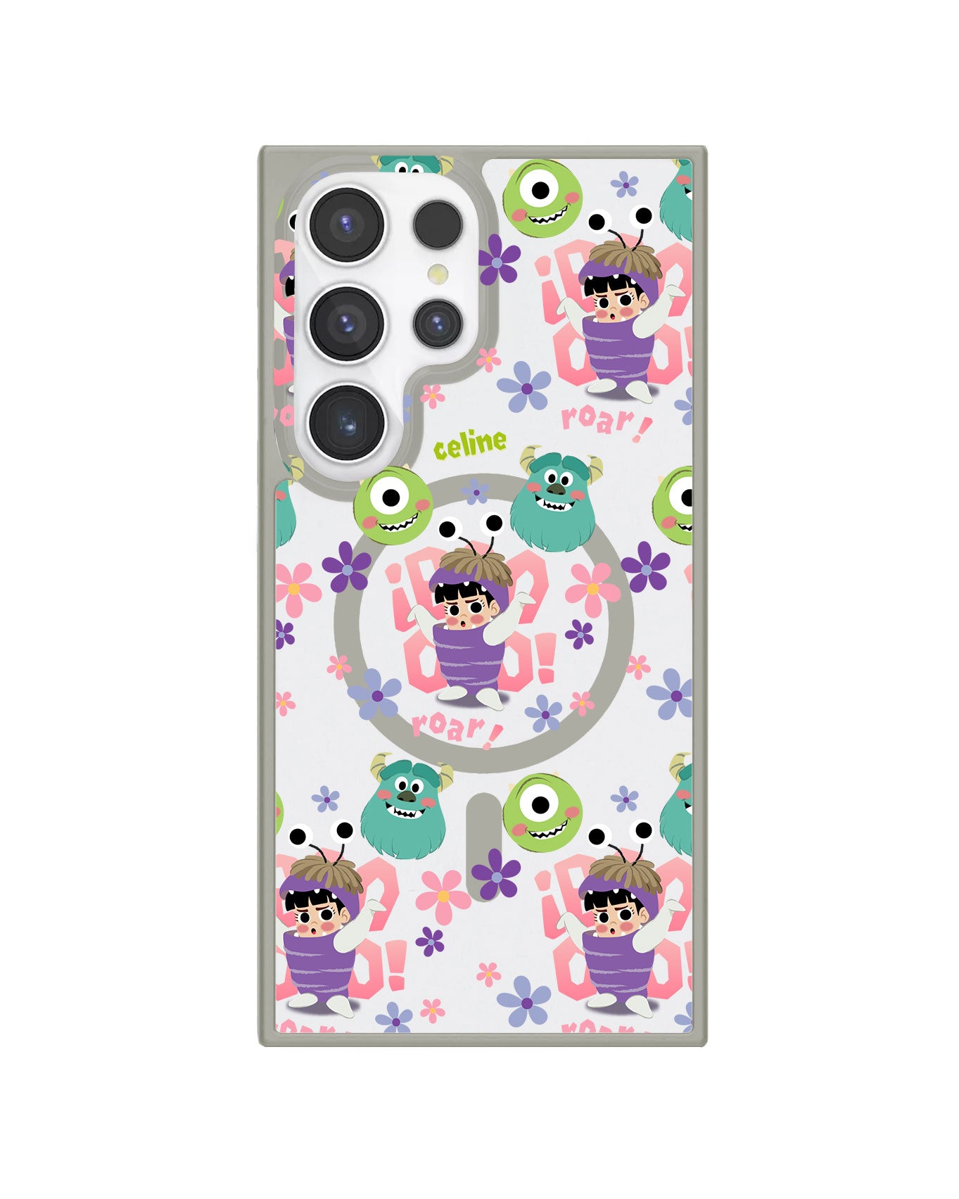 Android Premium Impact Case - Monster Inc Boo Pattern