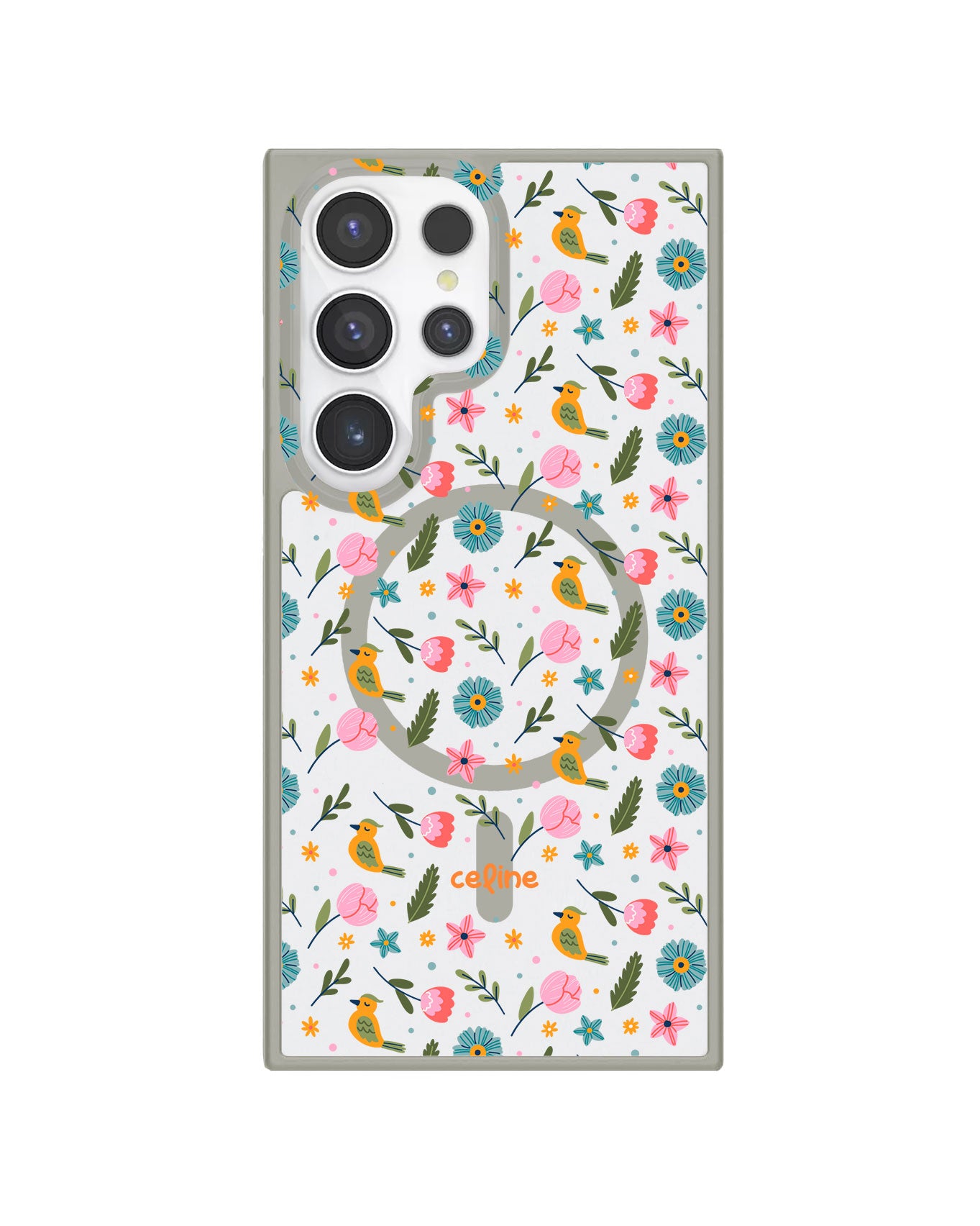 Android Premium Impact Case - Flower Bird