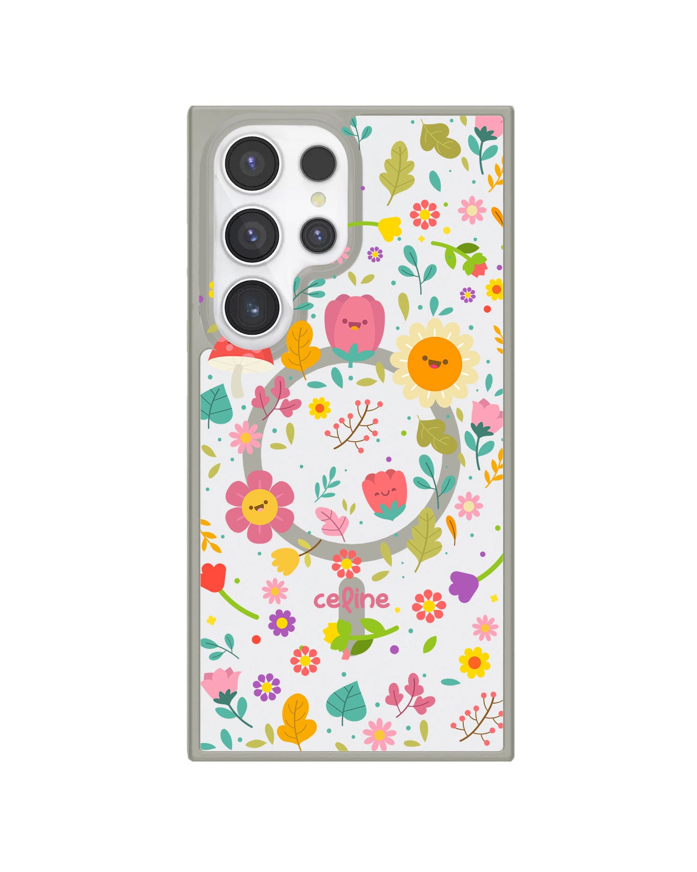 Android Premium Impact Case - Fun Floral