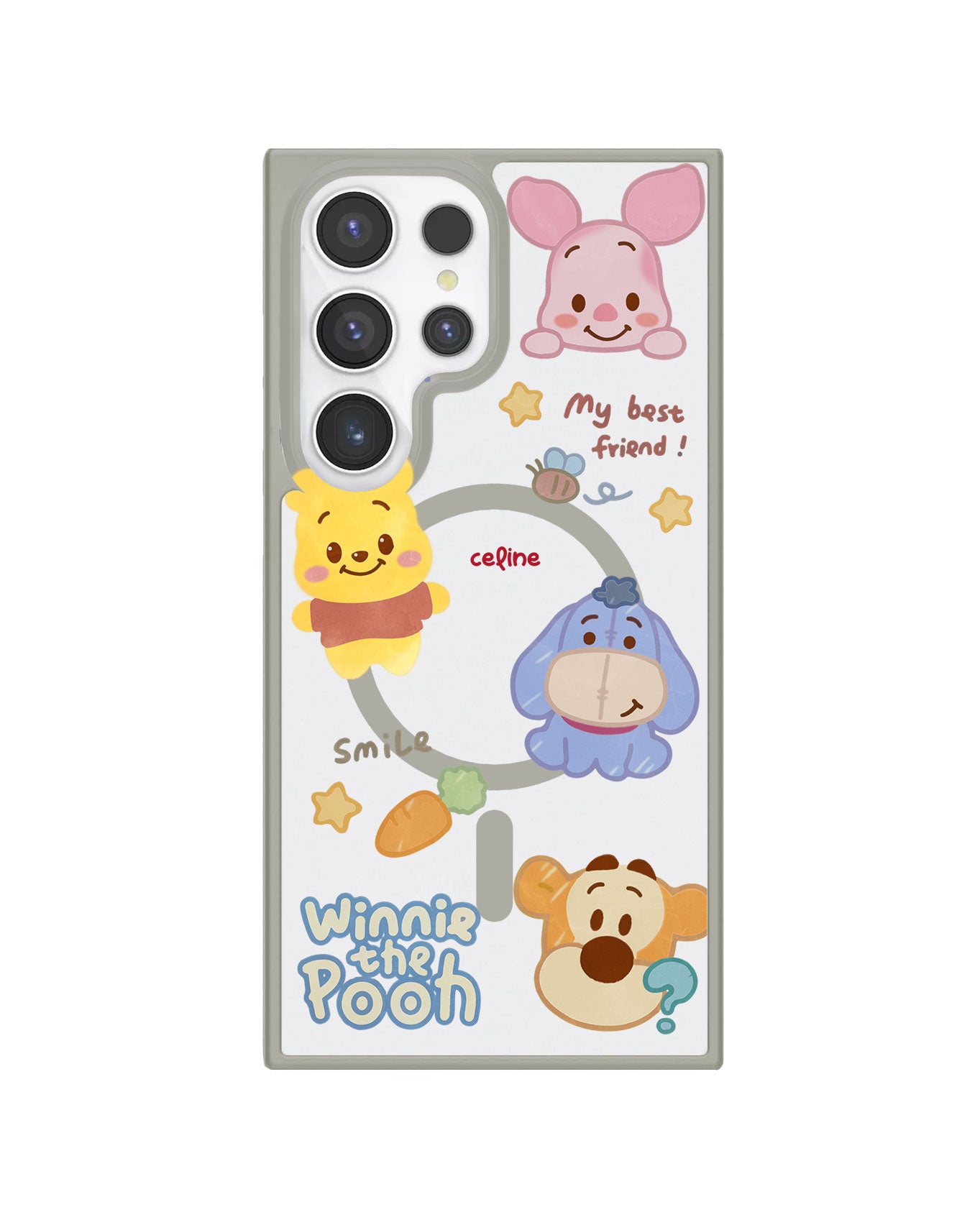 Android Premium Impact Case - Pooh and Friend