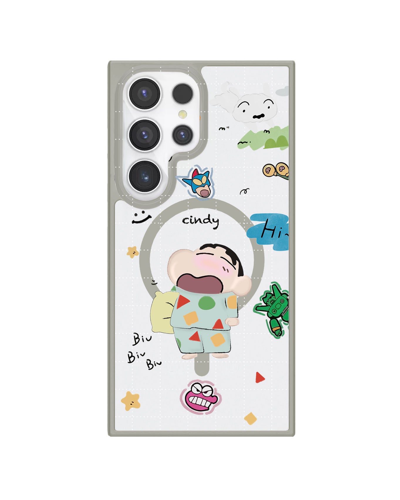 Android Premium Impact Case - Sleepy Shinchan