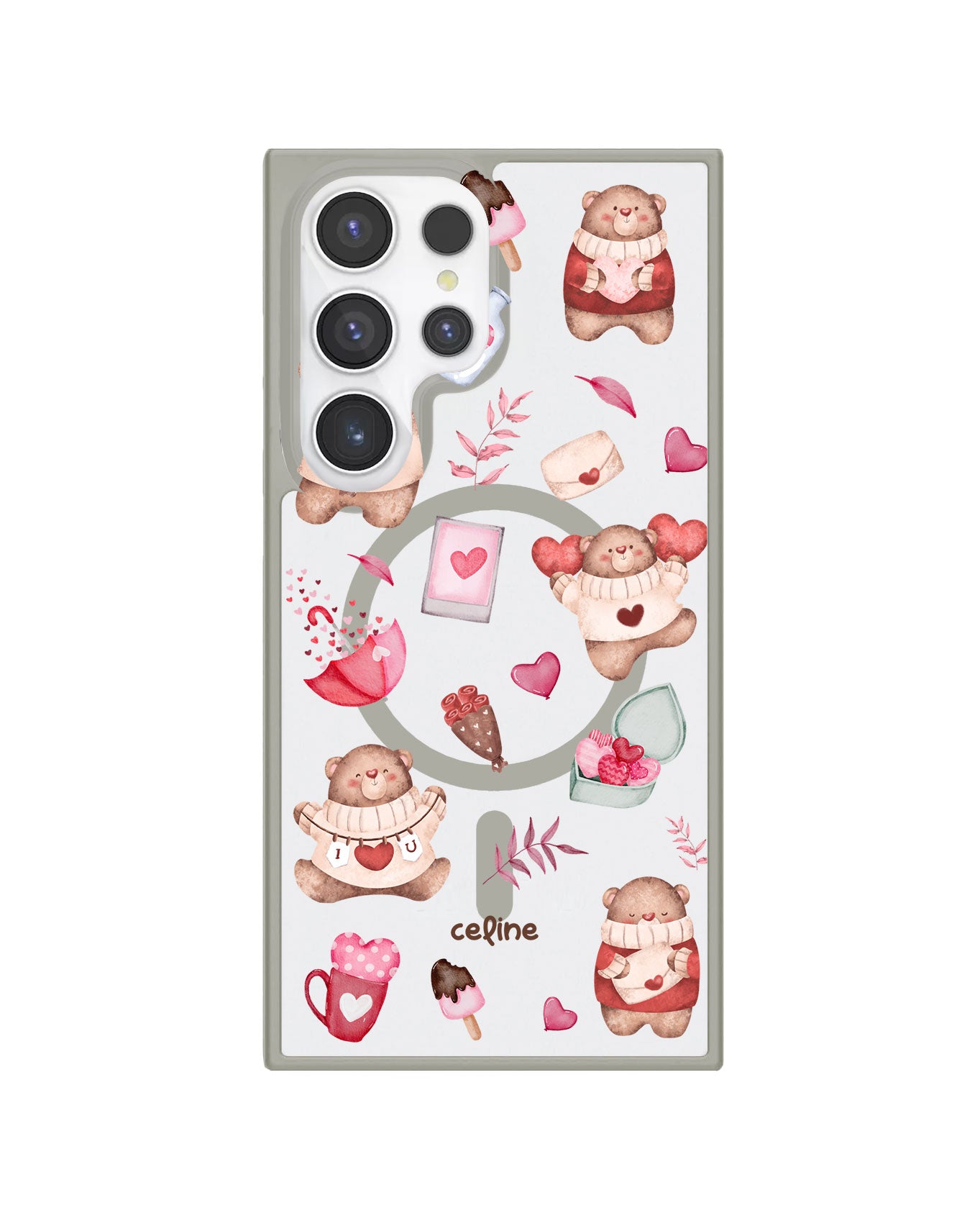 Android Premium Impact Case - Valentine with My Bear