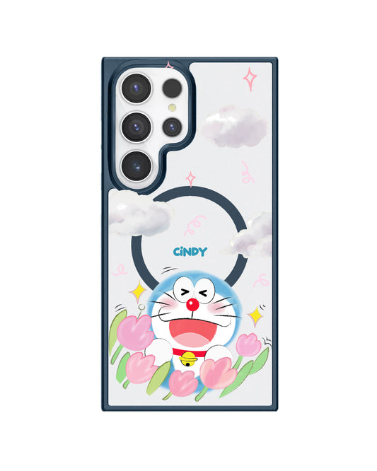 Android Premium Impact Case - Doraemon Dora Flower