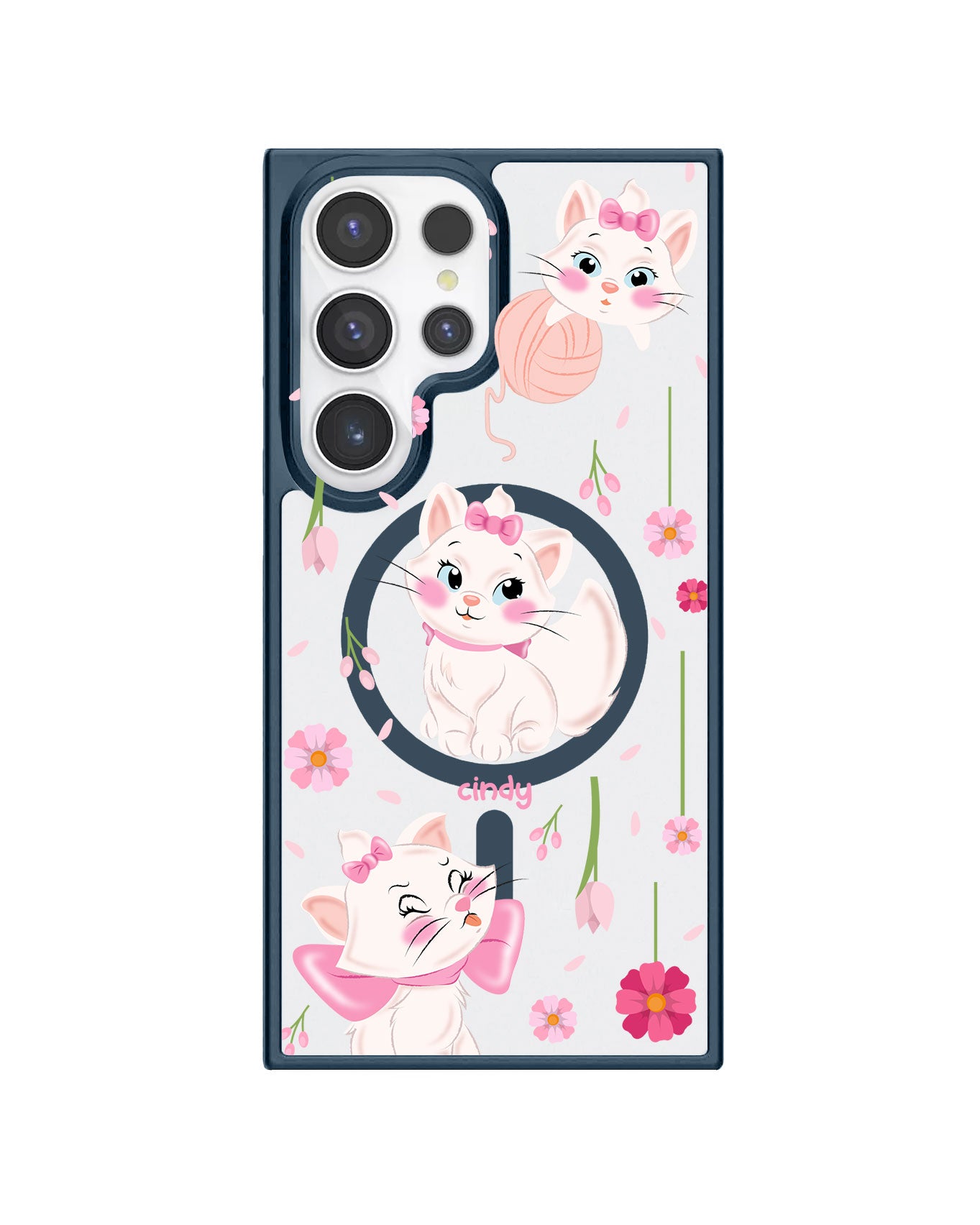 Android Premium Impact Case - Marrie Cat Flower