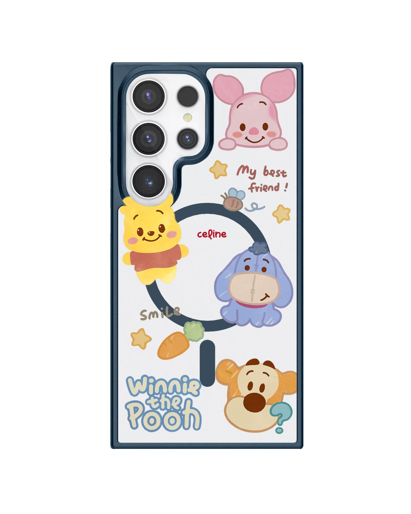Android Premium Impact Case - Pooh and Friend