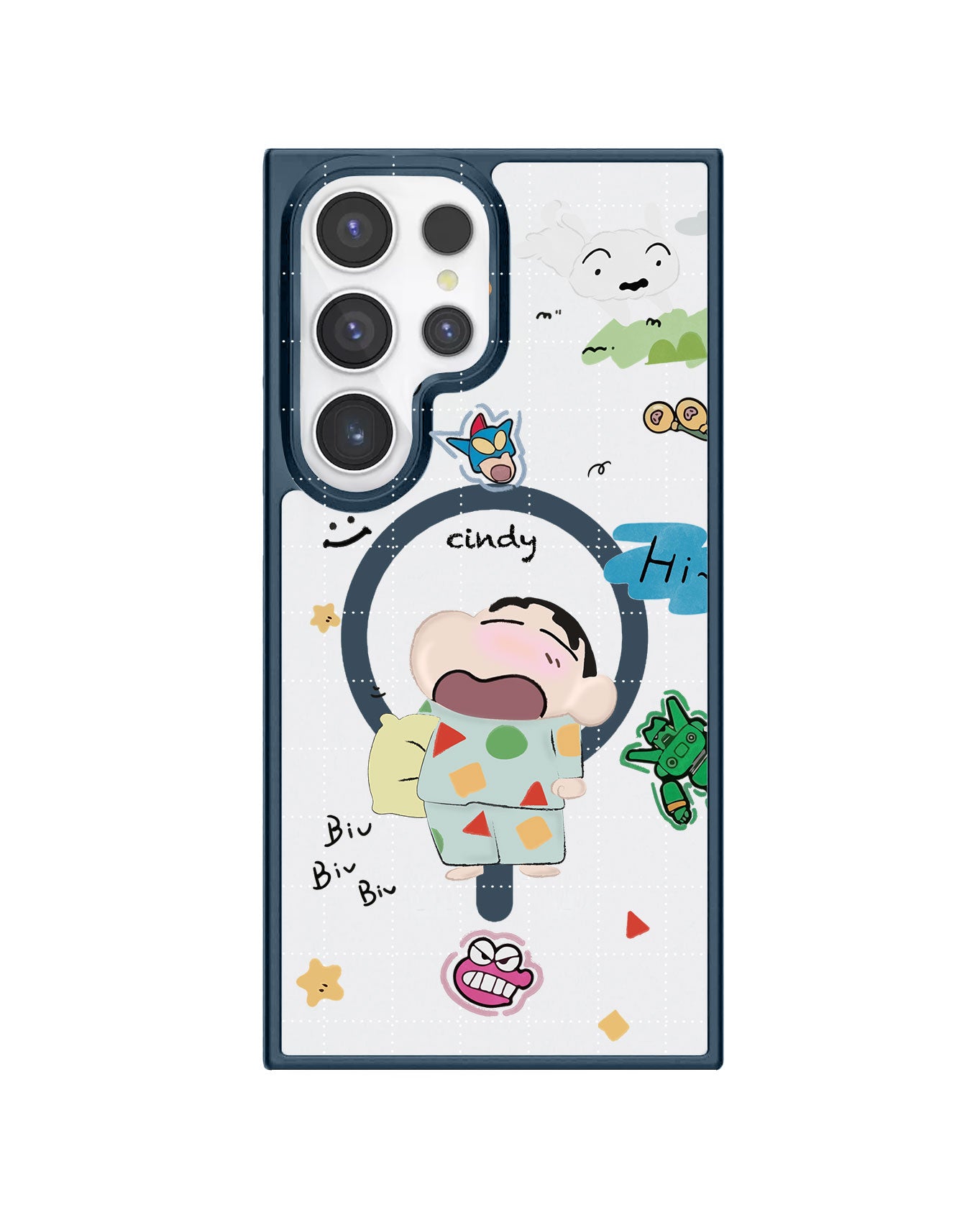 Android Premium Impact Case - Sleepy Shinchan