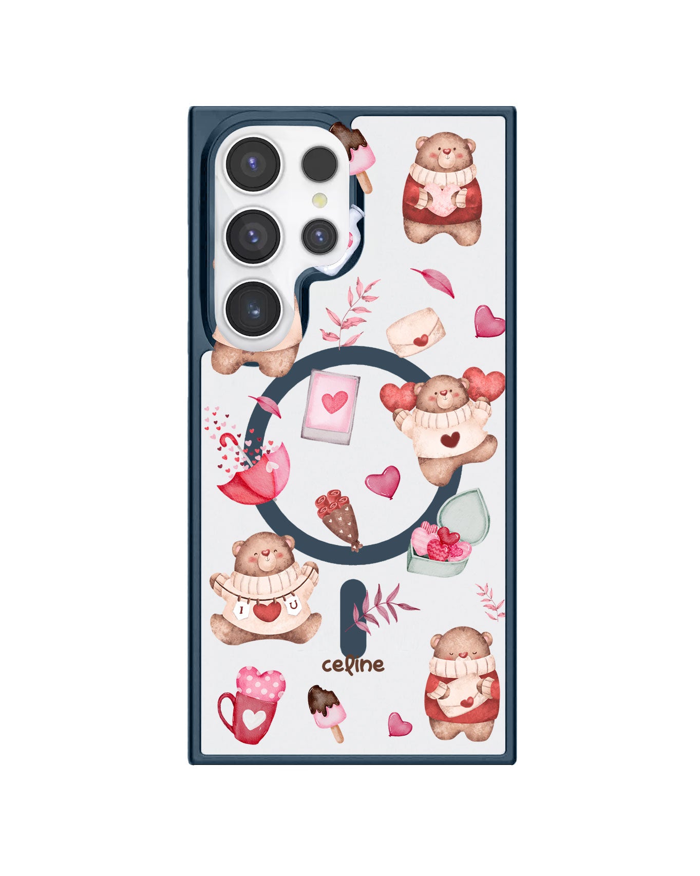 Android Premium Impact Case - Valentine with My Bear