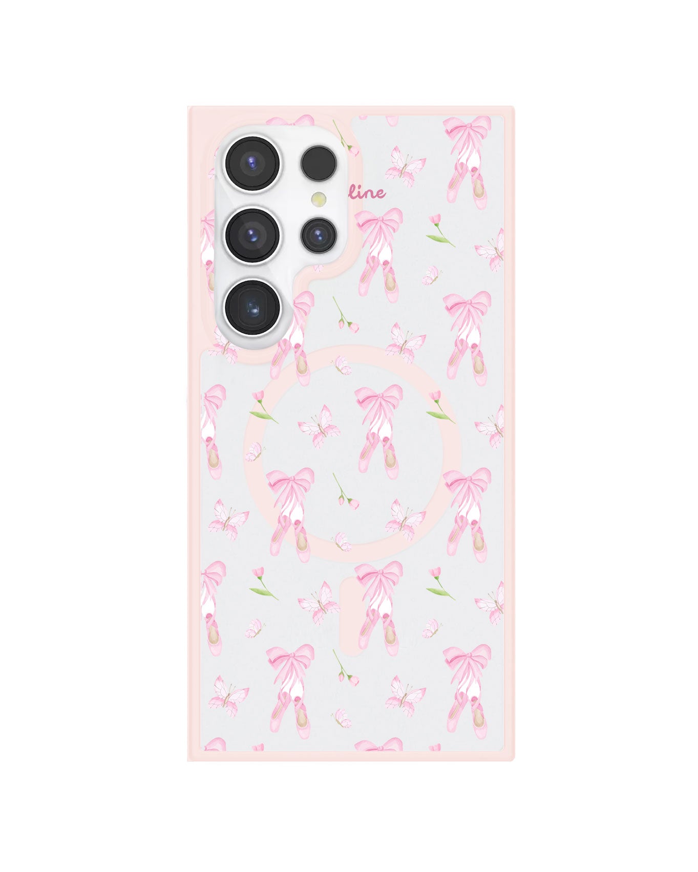 Android Premium Impact Case - Coquette Ballerina Fly