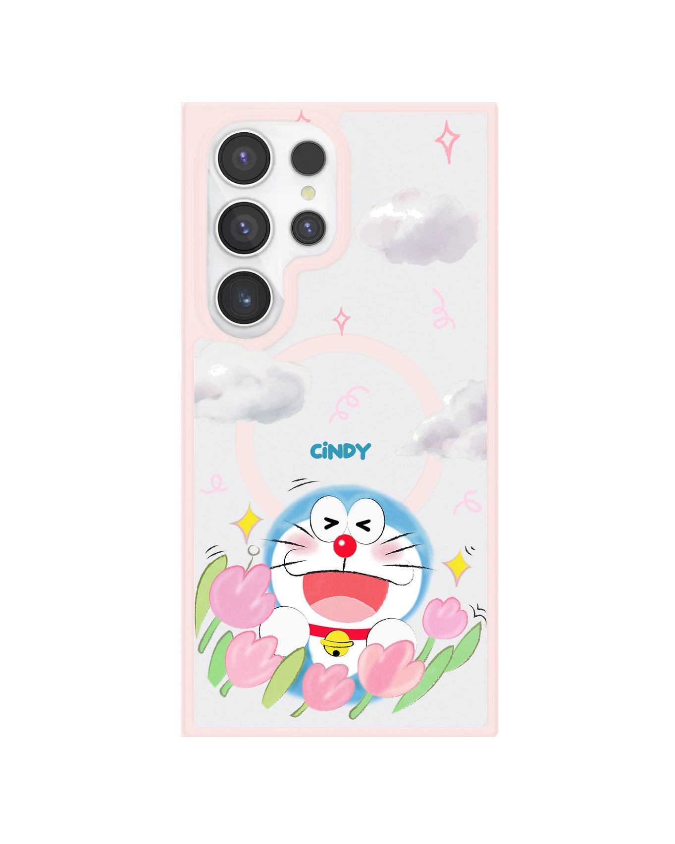 Android Premium Impact Case - Doraemon Dora Flower