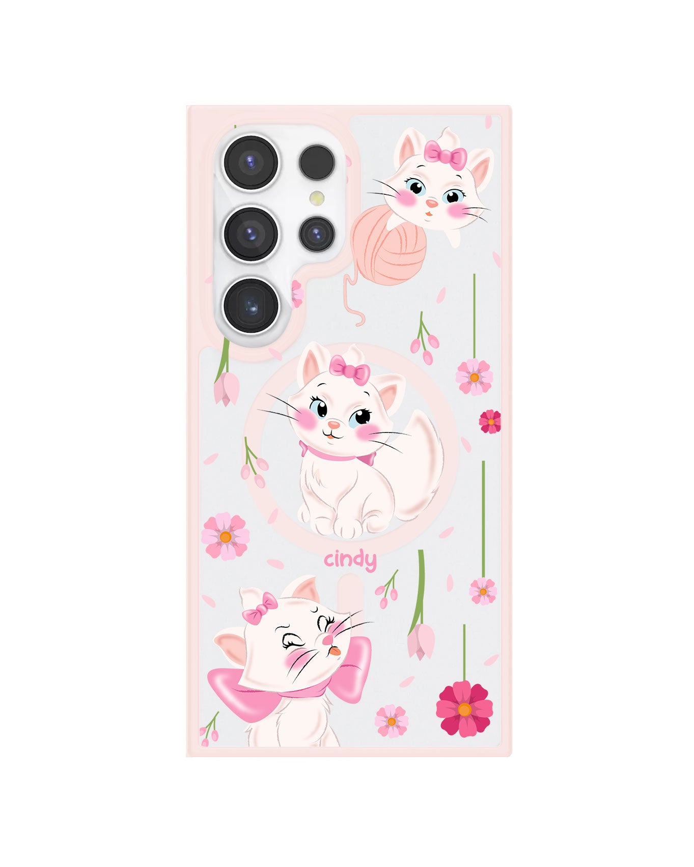 Android Premium Impact Case - Marrie Cat Flower
