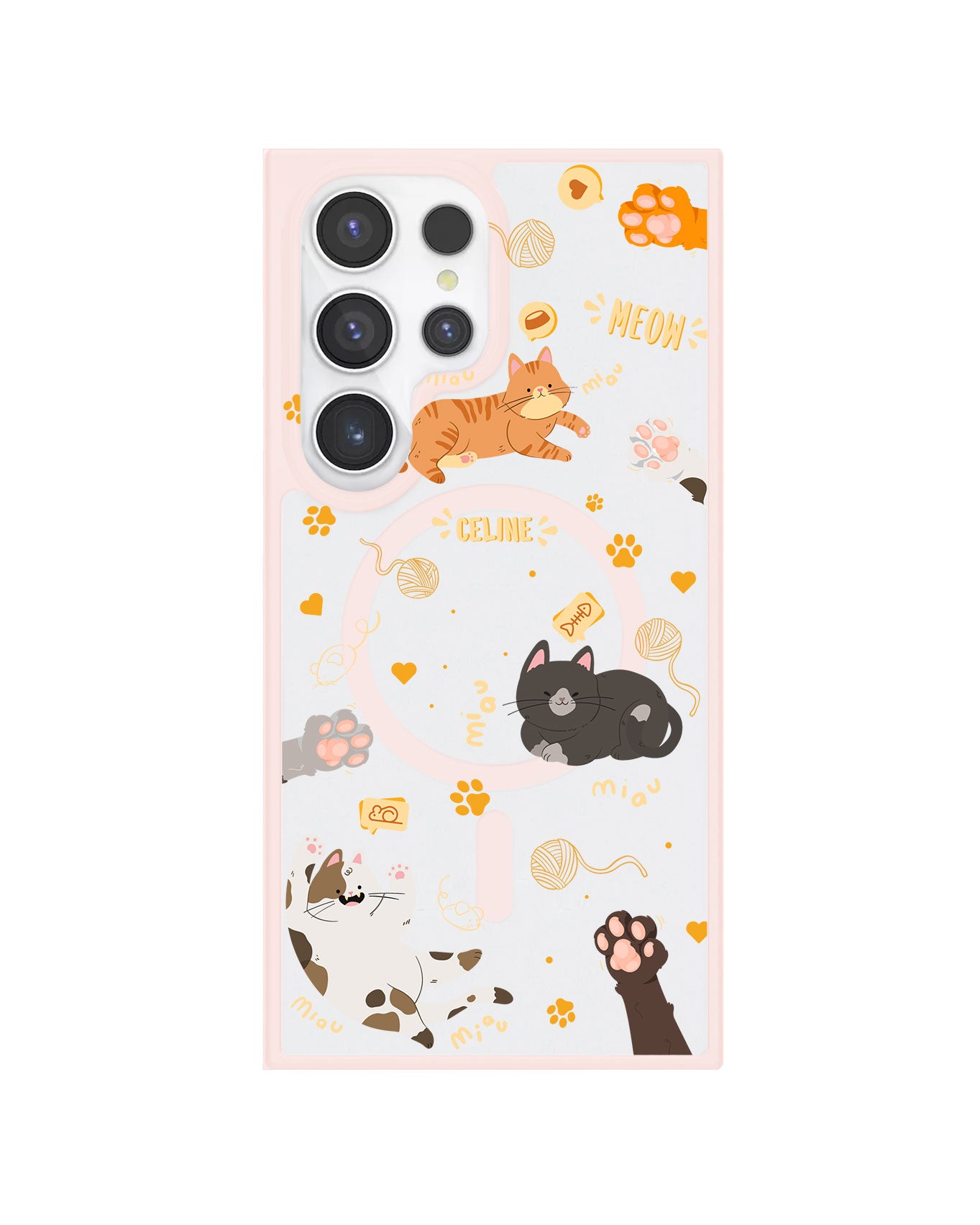 Android Premium Impact Case - Miau Kitty