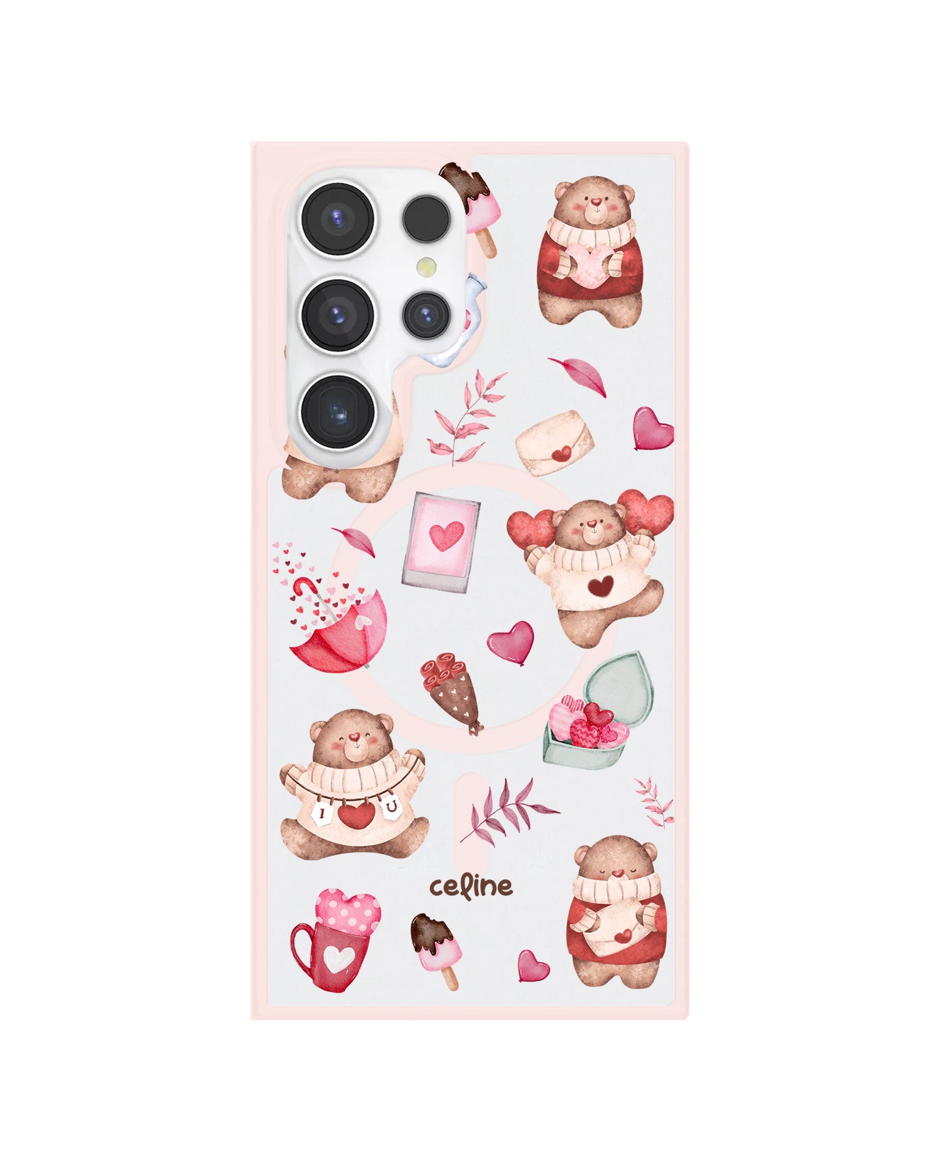 Android Premium Impact Case - Valentine with My Bear