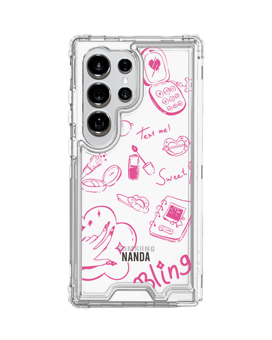 Android Triple Armour Case - Girly Notes