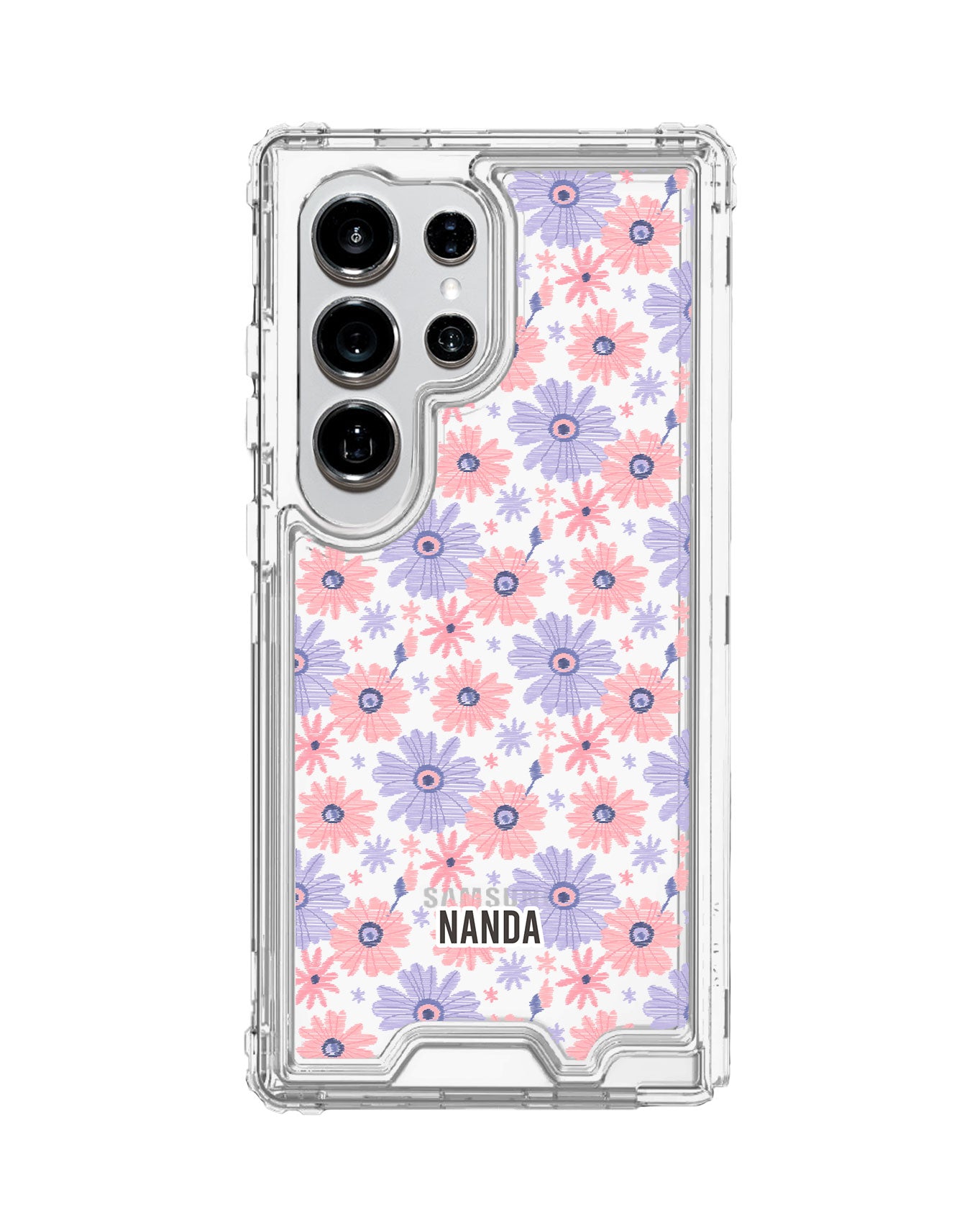 Android Triple Armour Case - Lilac Meadow
