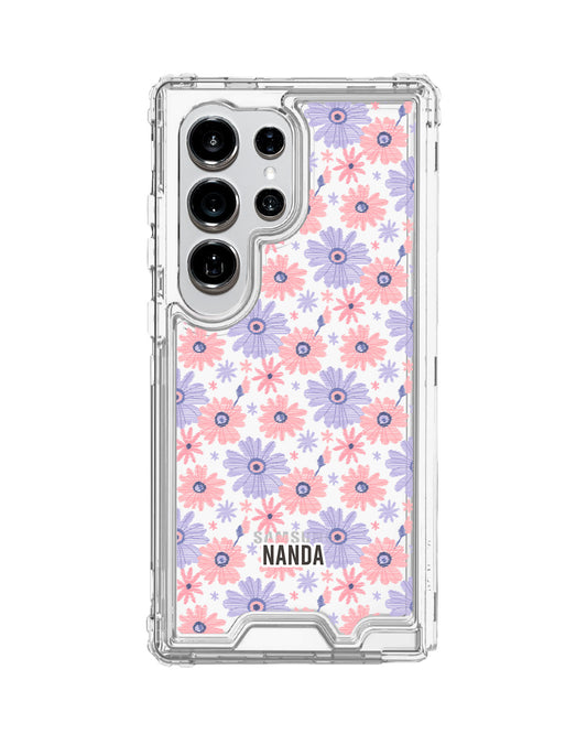 Android Triple Armour Case - Lilac Meadow