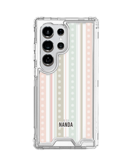 Android Triple Armour Case - Soft Bloom Stripes