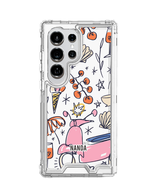 Android Triple Armour Case - Vacation Scribbles